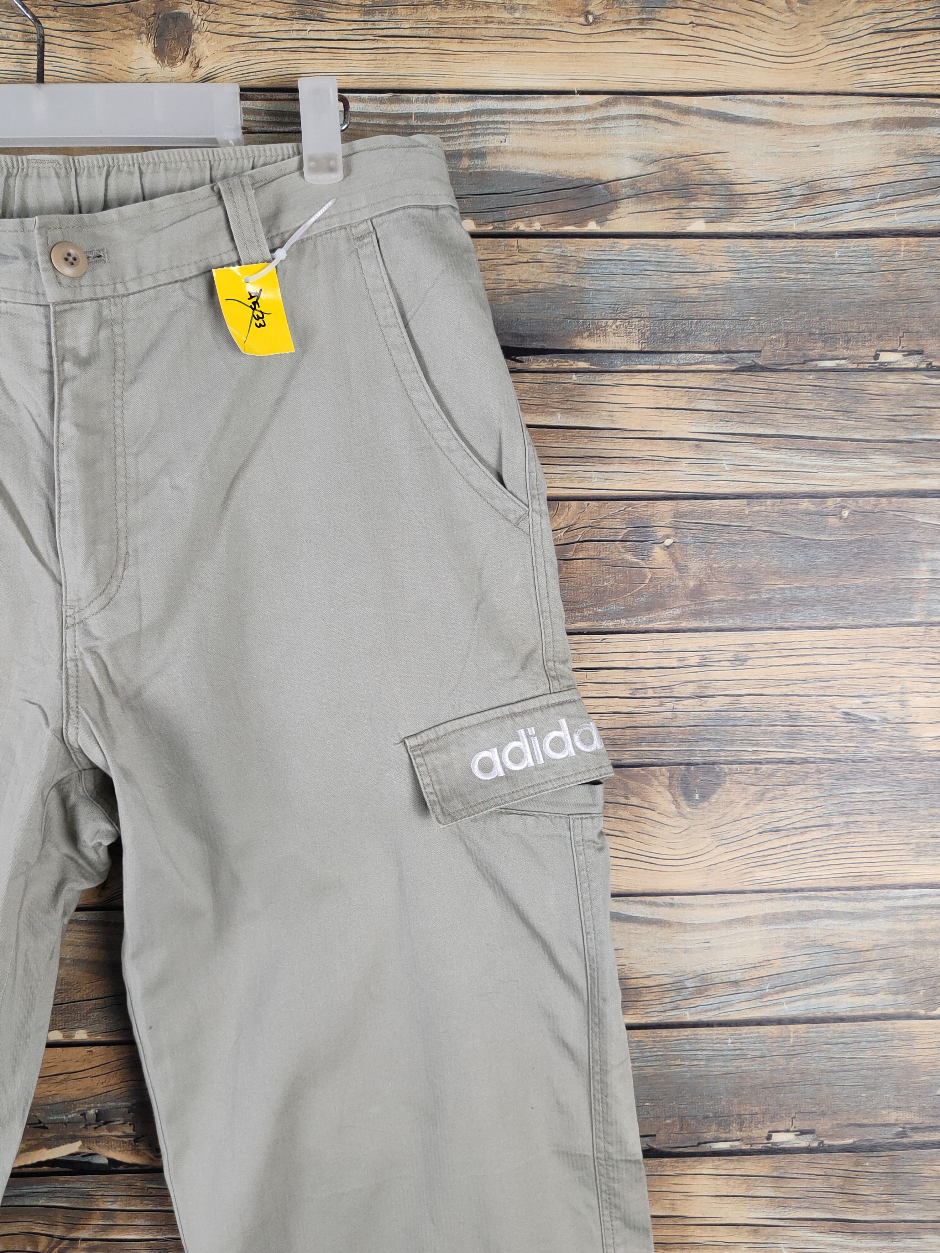Adidas Adidas Green Multipocket Tactical Cargo Pants #W1894 Size US 32 / EU 48 - 6 Thumbnail
