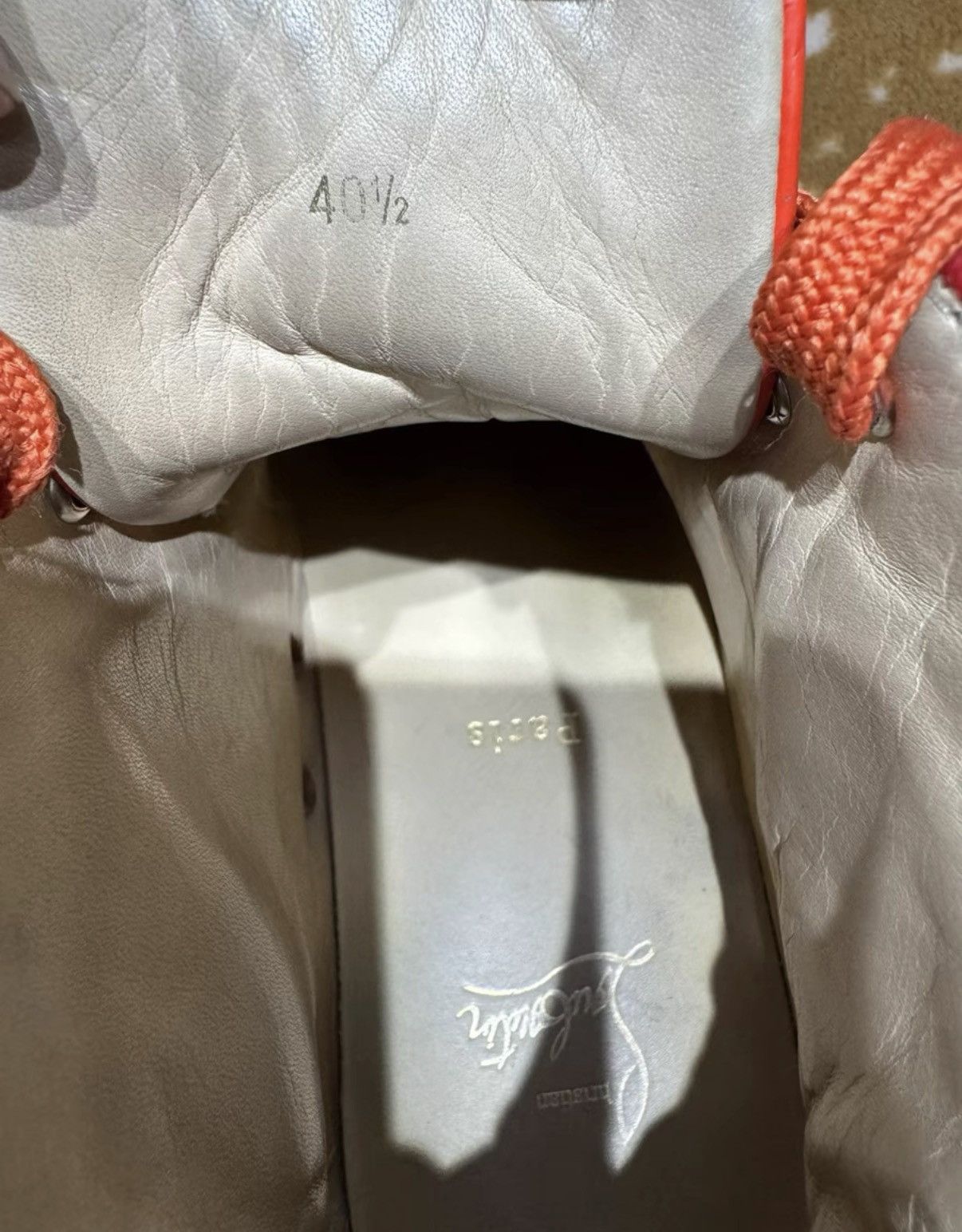 Christian Louboutin Authentic Christian Louboutin Studded High Top Sneakers K37 Size US 7.5 / EU 40-41 - 6 Thumbnail