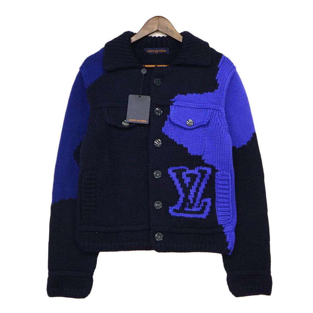 Louis Vuitton Louis Vuitton Intarsia Wool Knit Jacket Size US S / EU 44-46 / 1 - 1 Thumbnail