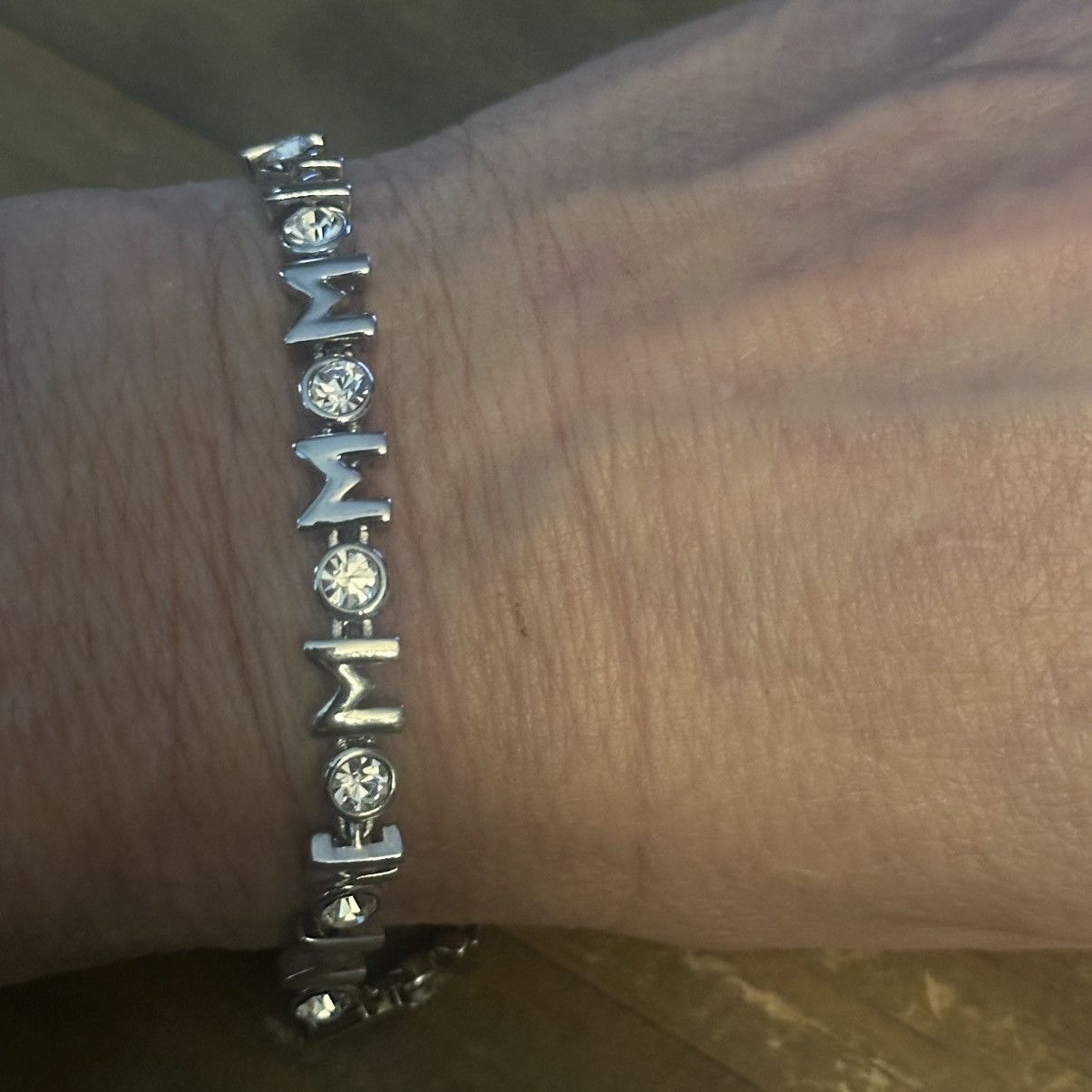 Other Silver tone Mom tennis bracelet Size ONE SIZE - 3 Thumbnail