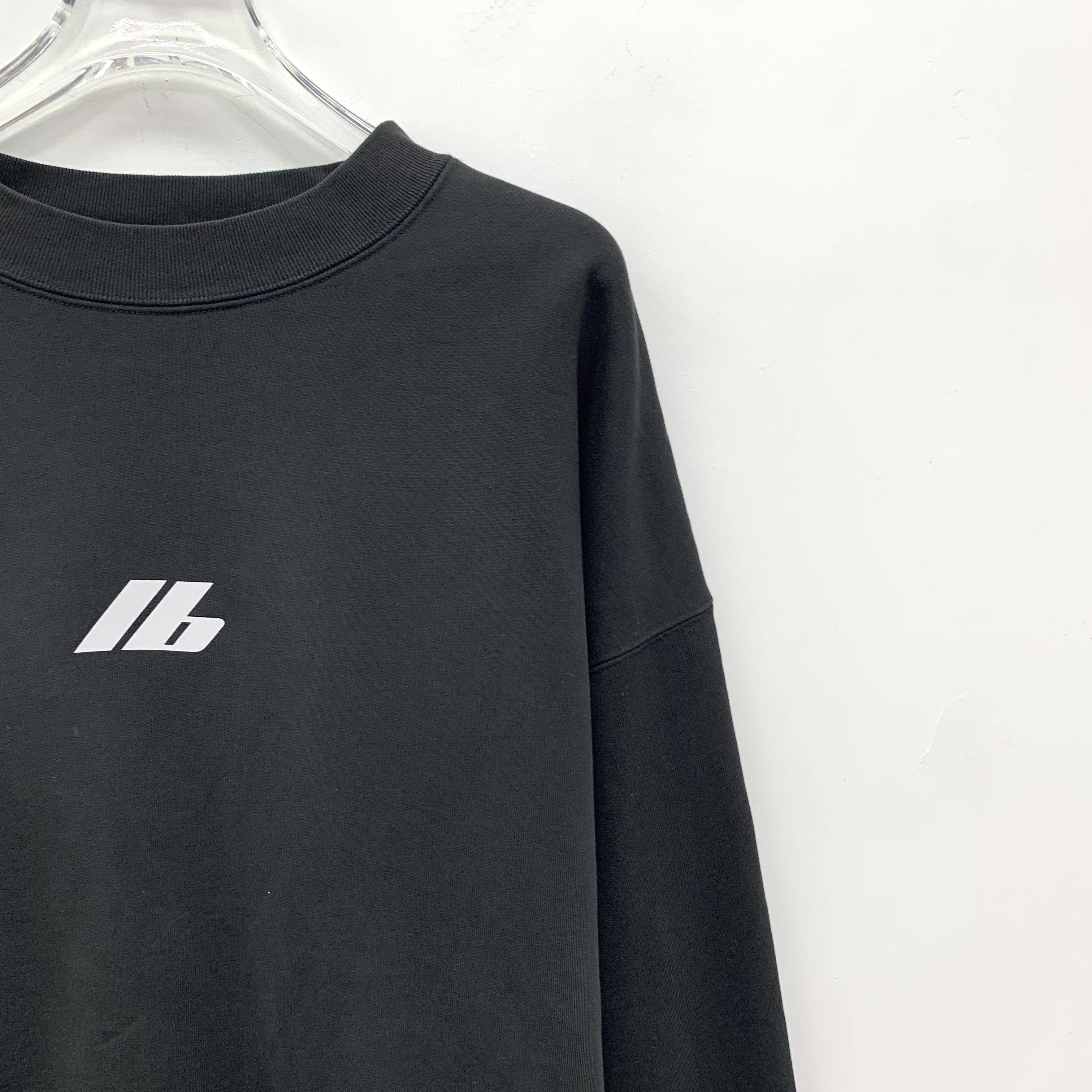 Balenciaga Balenciaga Logo Sweatshirt Black (S) Size US S / EU 44-46 / 1 - 3 Thumbnail