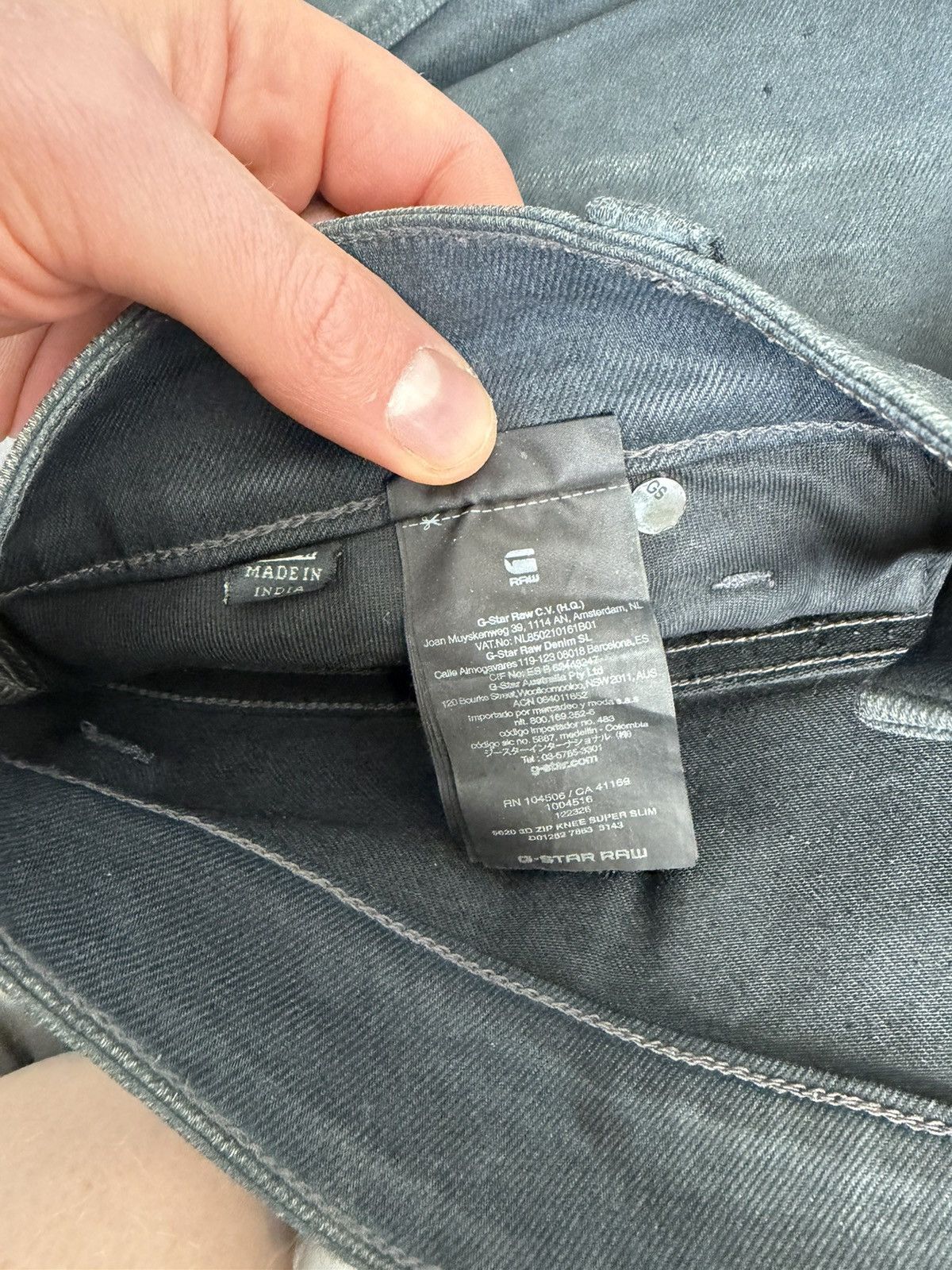 G-Star G Star Raw Moto Jeans Size US 31 - 5 Thumbnail