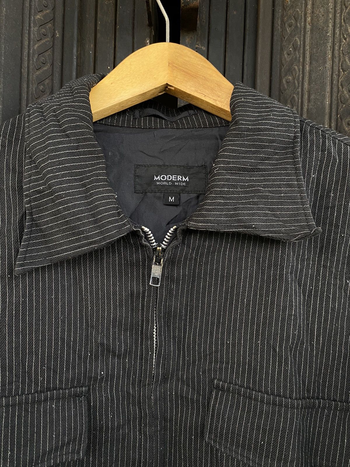 If Six Was Nine × Japanese Brand × Le Grande Bleu (L.G.B.) 2000s moderm world wide striped zip jacket Size US M / EU 48-50 / 2 - 3 Thumbnail