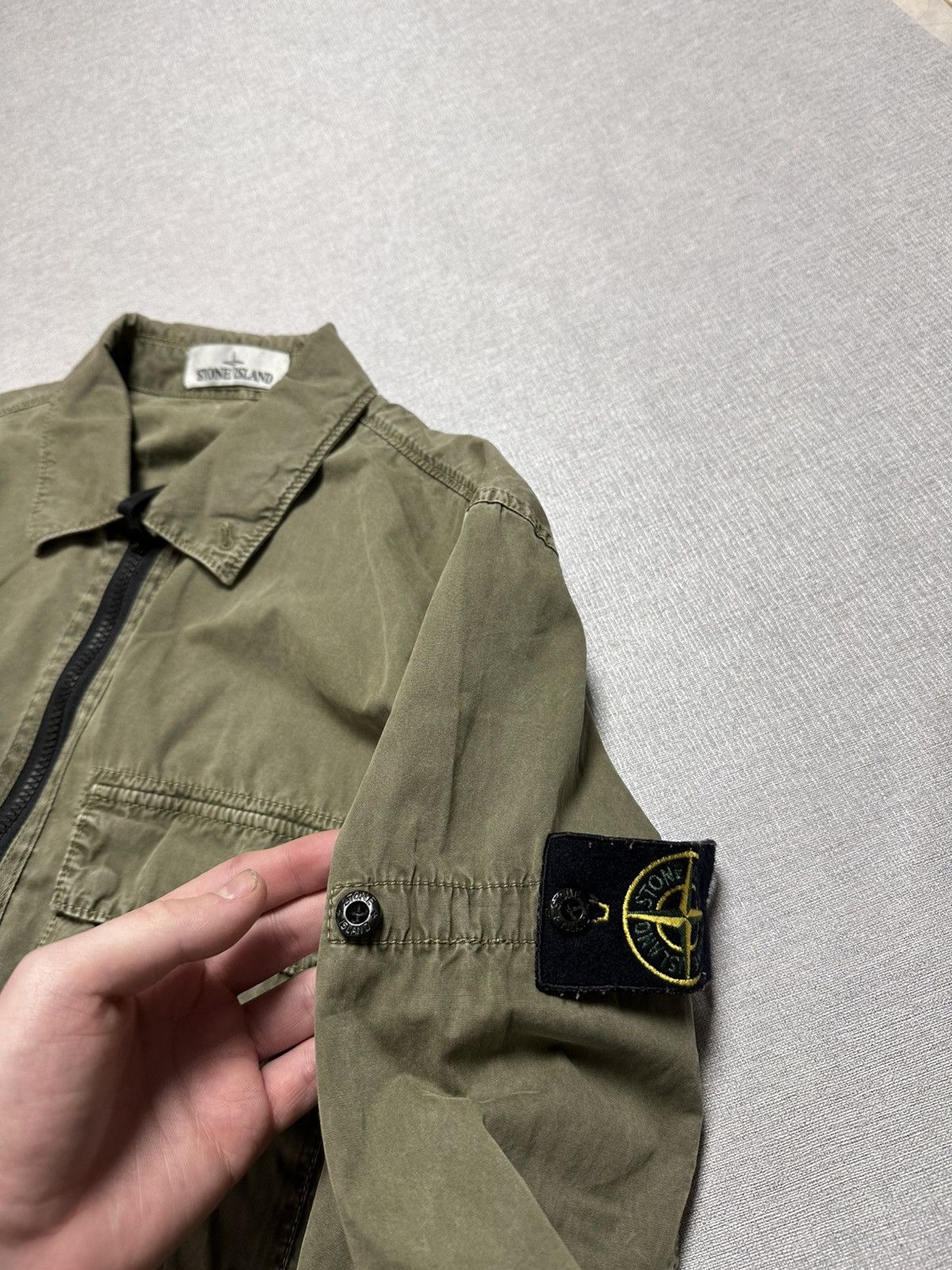 Massimo Osti Stone Island Garment Dyed Zip Overshirt Size US M / EU 48-50 / 2 - 20 Thumbnail