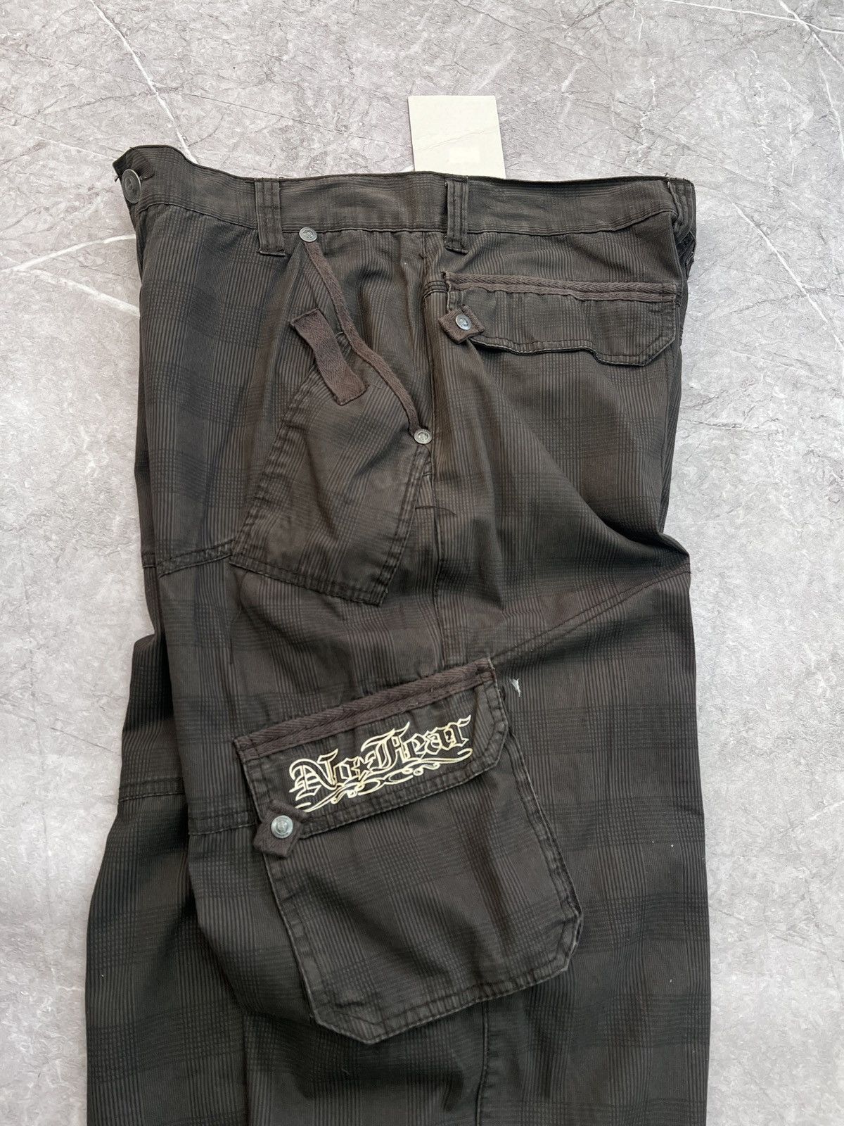 No Fear Vintage wide pants military No Fear cargo streetwear y2k Size US 31 - 9 Thumbnail