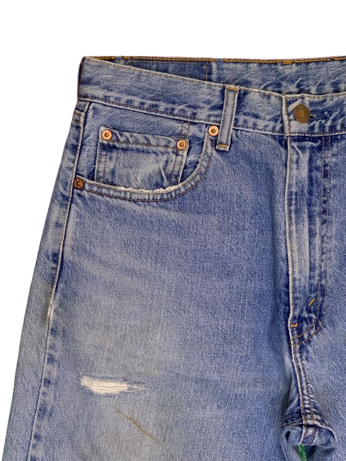 Levi's SALES🔥Vintage 90s Levis 512 Distressed Jean Shorts Jorts Size US 31 - 5 Thumbnail