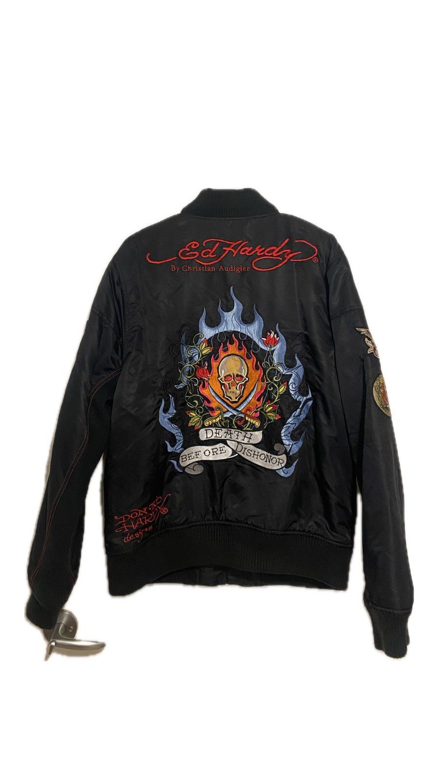 Ed Hardy Rare Ed Hardy bomber jacket Size US XL / EU 56 / 4 - 2 Thumbnail