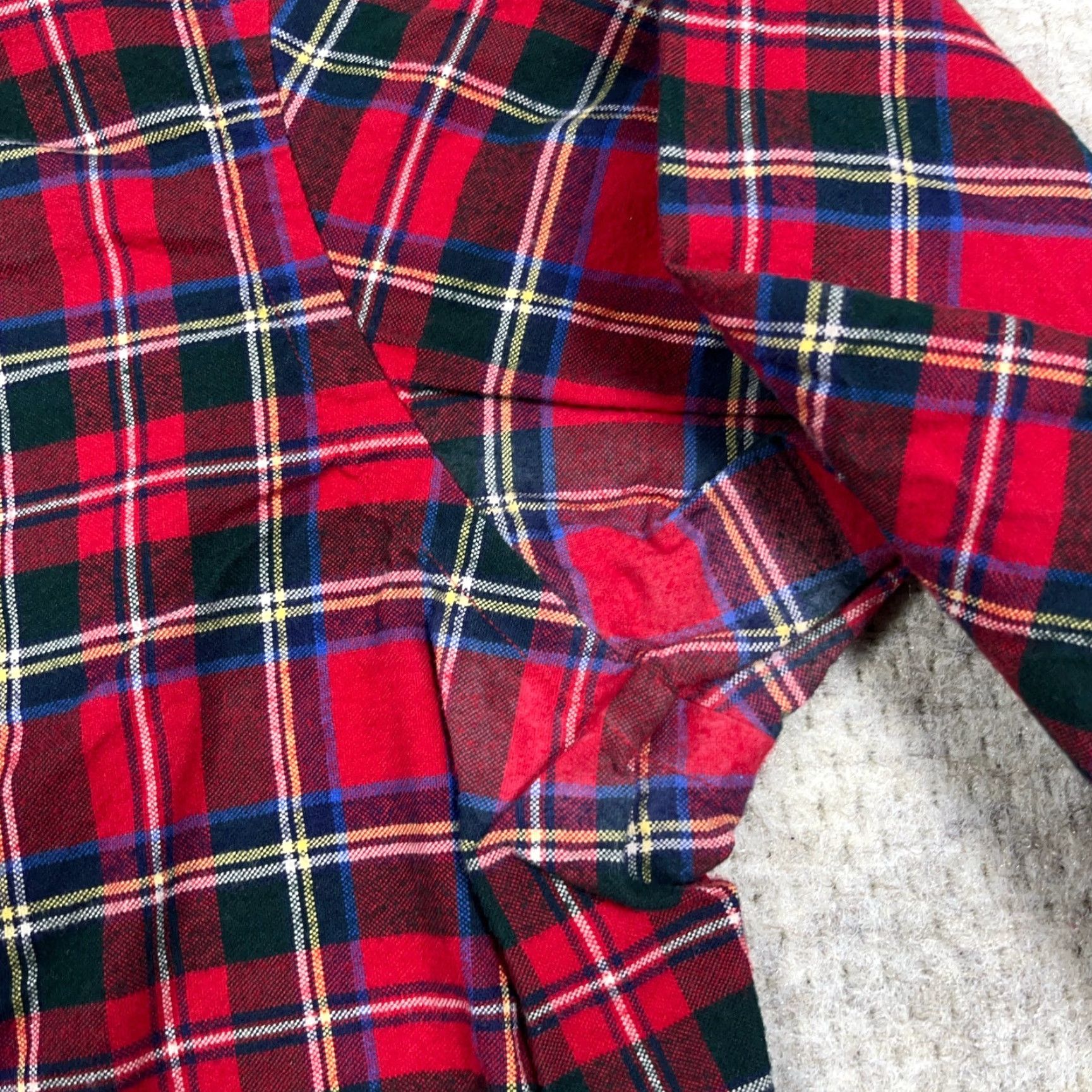 Ralph Lauren Ralph Lauren Button-Up Shirt Men XL Plaid Red Green Oxford Cloth Custom Fit Shirt Size US XL / EU 56 / 4 - 4 Thumbnail