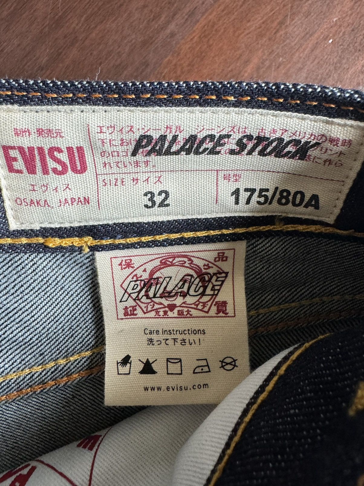 Evisu × Palace Palace Evisu Selvedge Long Denim Short Raw Size US 32 / EU 48 - 10 Thumbnail