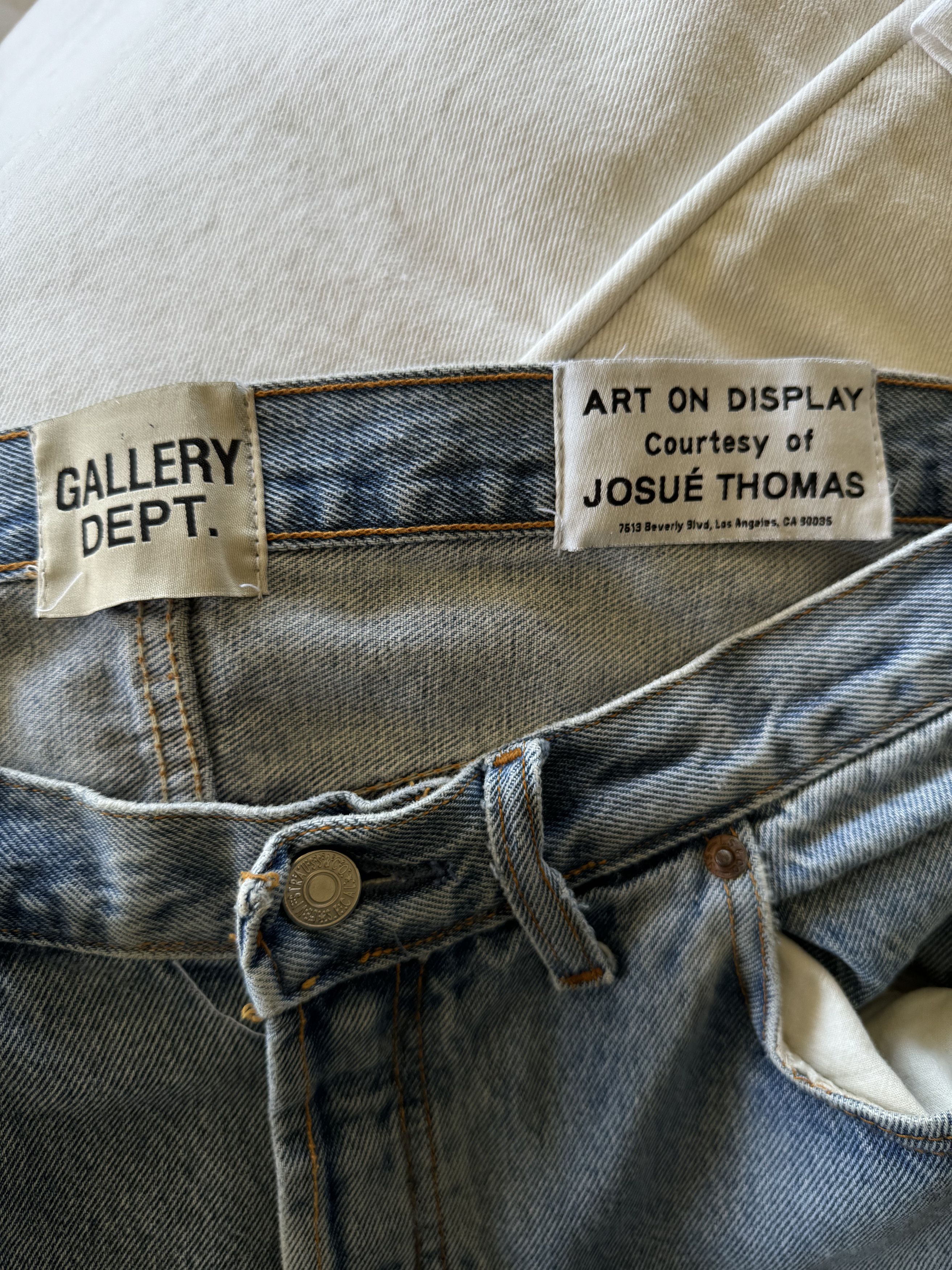 Gallery Dept. 1/1 Blue Gallery Dept Flare Denim Size US 34 / EU 50 - 8 Thumbnail