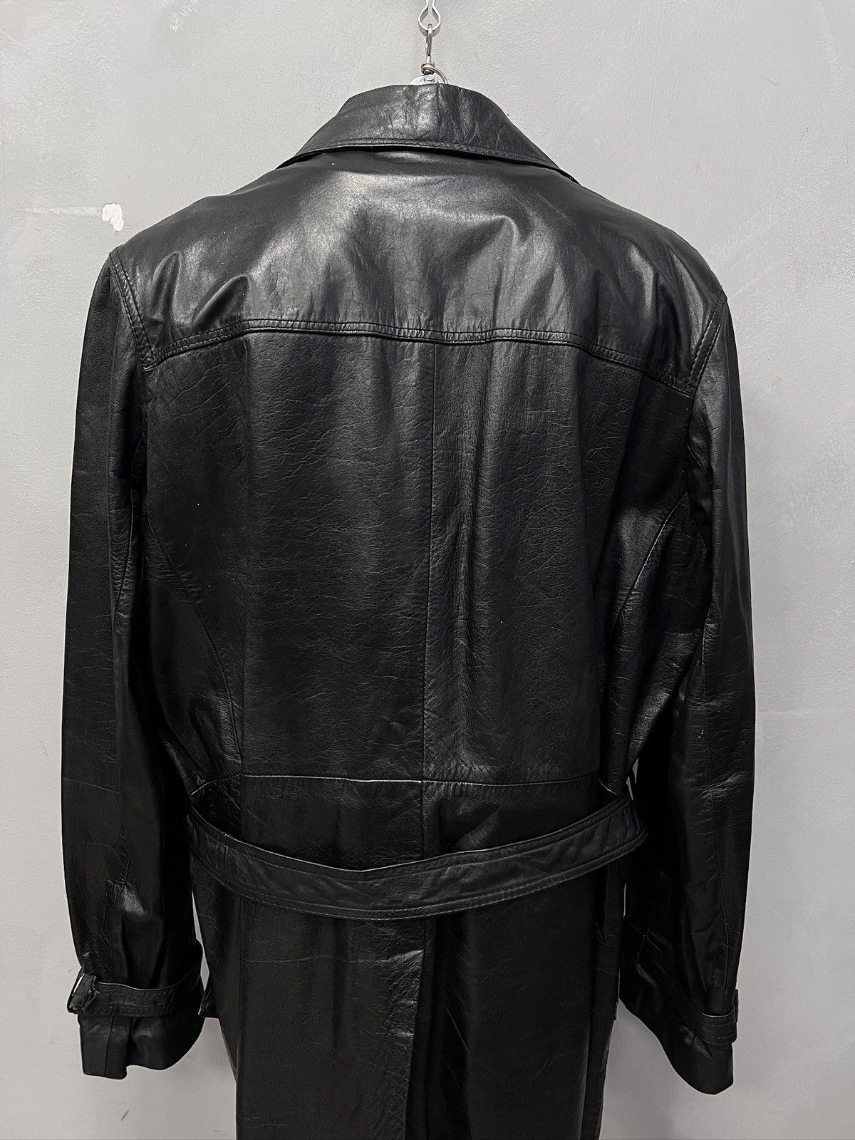 14th addiction style leather black coat jacket hype gothic