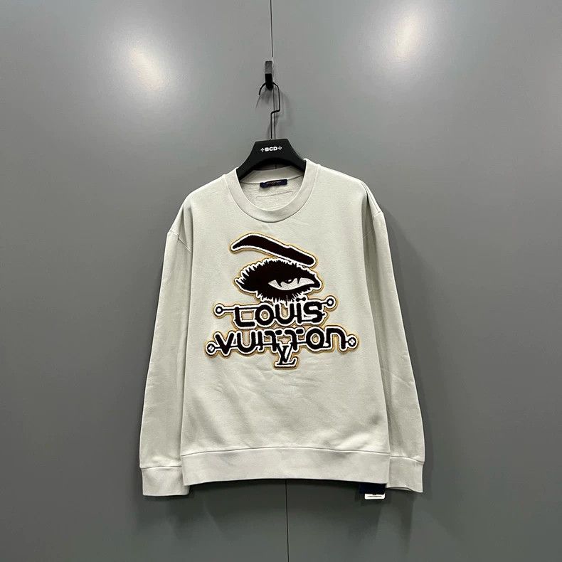 Louis Vuitton Louis Vuitton Logo Embroidered Sweatshirt-dmc Size US XL / EU 56 / 4 - 1 Thumbnail