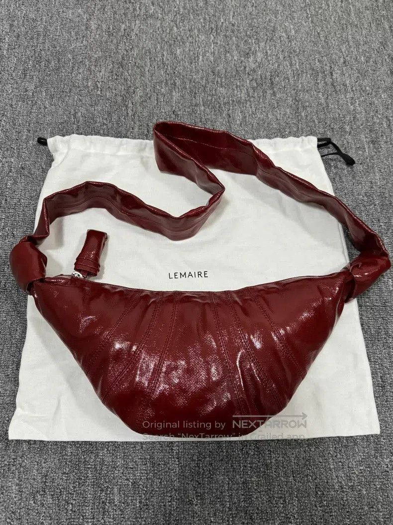 Lemaire LEMAIRE Brick red coated horn bag Size ONE SIZE - 1 Thumbnail