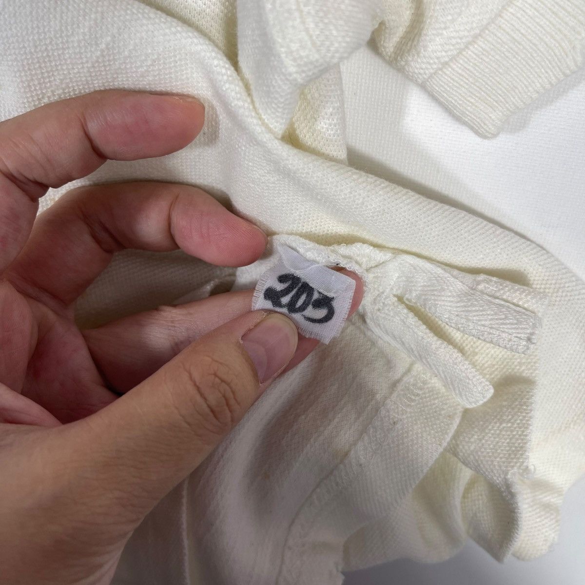 Vintage Real Mind Osaka White Patch Polo Shirt Y2K Japanese Size US M / EU 48-50 / 2 - 7 Thumbnail