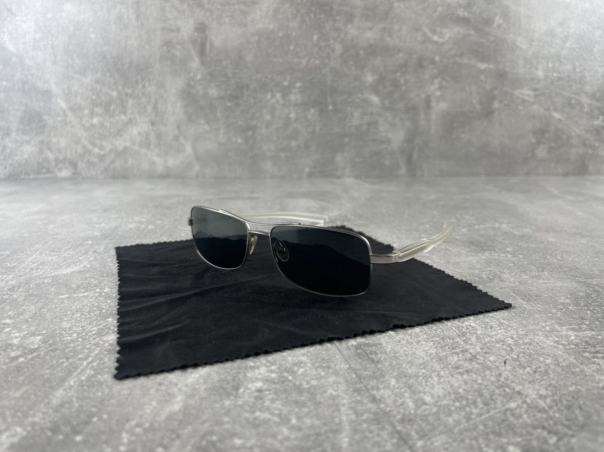 Prada Prada Sunglasses Silver Titanium Frame Japan Rectangular Size ONE SIZE - 3 Thumbnail