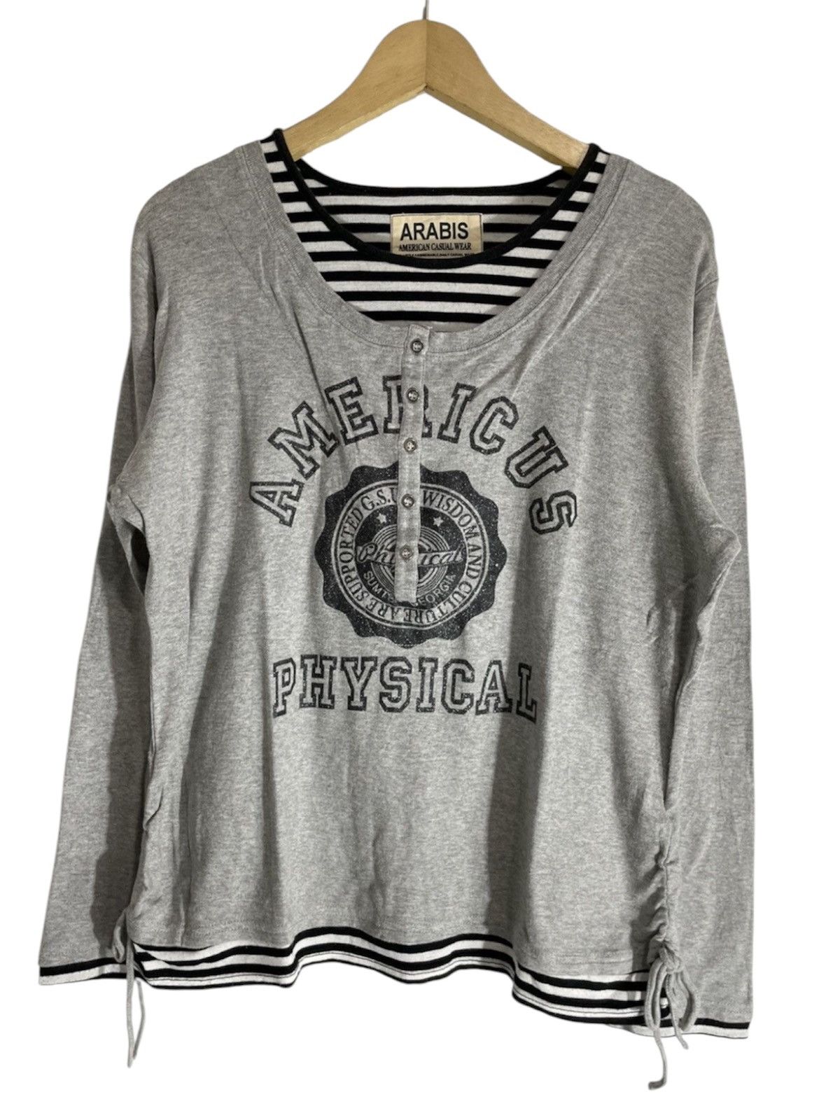 Hysteric Glamour POEM AMERICUS PHYSICAL DOUBLE LAYER LONG SLEEVE Size US L / EU 52-54 / 3 - 1 Thumbnail