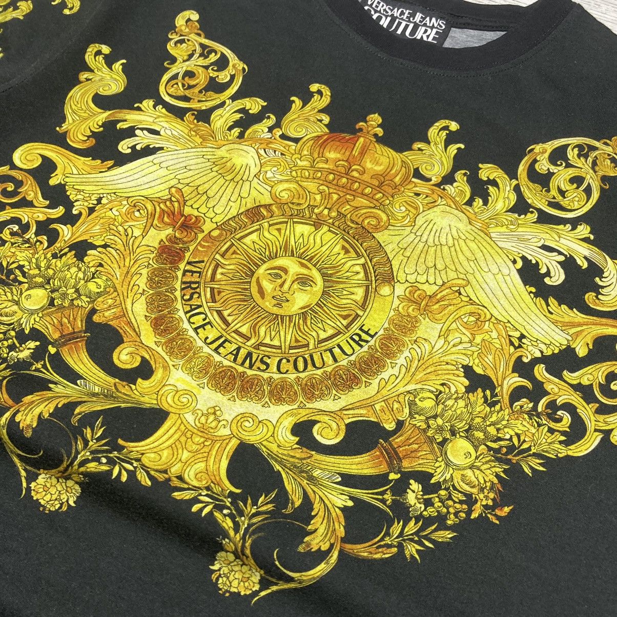 Versace VERSACE JEANS COUTURE T-Shirts Tee Black Size US S / EU 44-46 / 1 - 6 Thumbnail