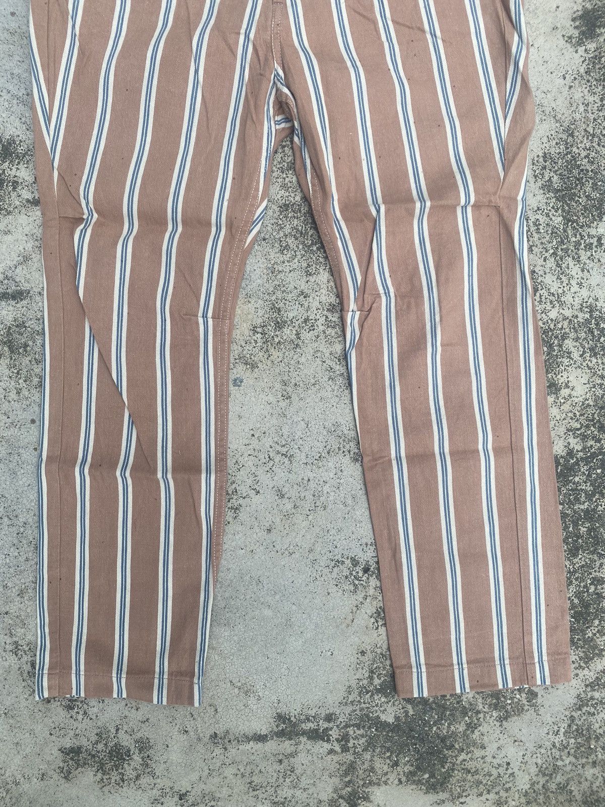 Japanese Brand × Kapital × Kapital Kountry Kapital Kounty Japan Stripes Casual Slim Fit Pants High Rise Size US 28 / EU 44 - 10 Thumbnail