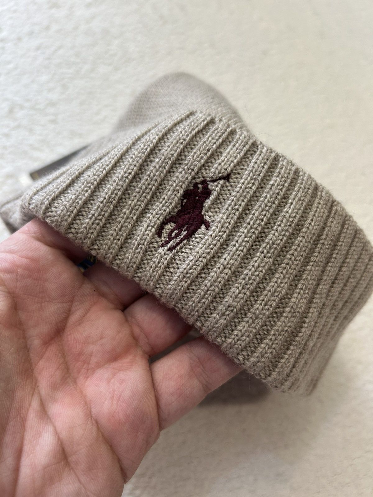 Polo Ralph Lauren Polo Ralph Lauren Signature Pony Merino Wool Beanie Hat BNWT Size ONE SIZE - 5 Thumbnail