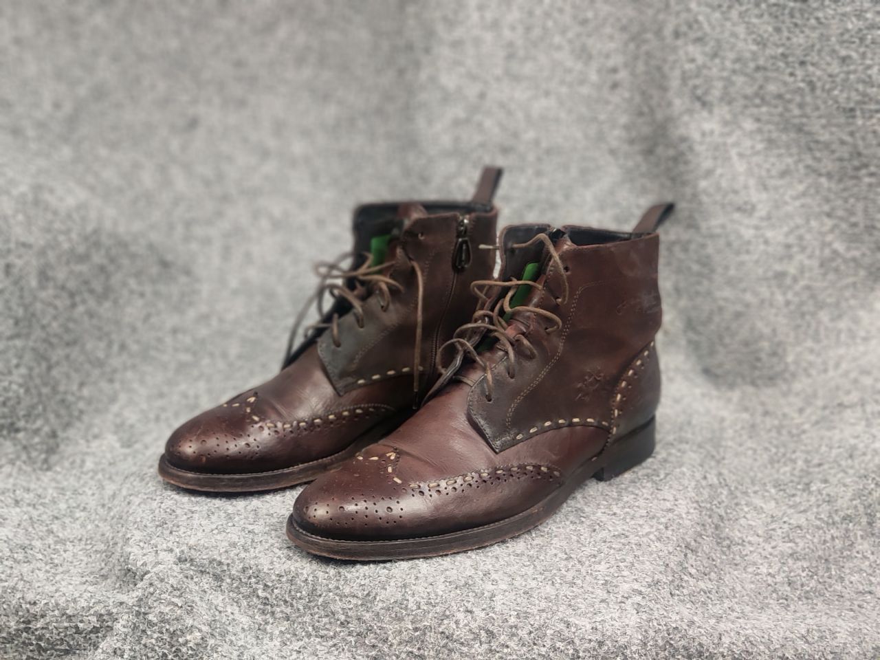 La Martina La Martina Polo brogue shoes Oxford Vintage combat Boots Size US 9 / EU 42 - 5 Thumbnail
