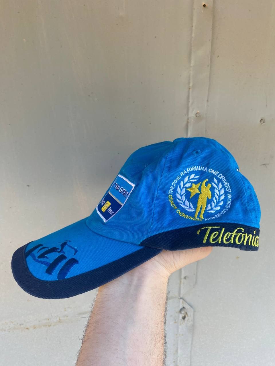 Formula 1 × Japanese Brand Renault F1 Team Spirit Telefonica Spain Cap Hat Size ONE SIZE - 4 Thumbnail
