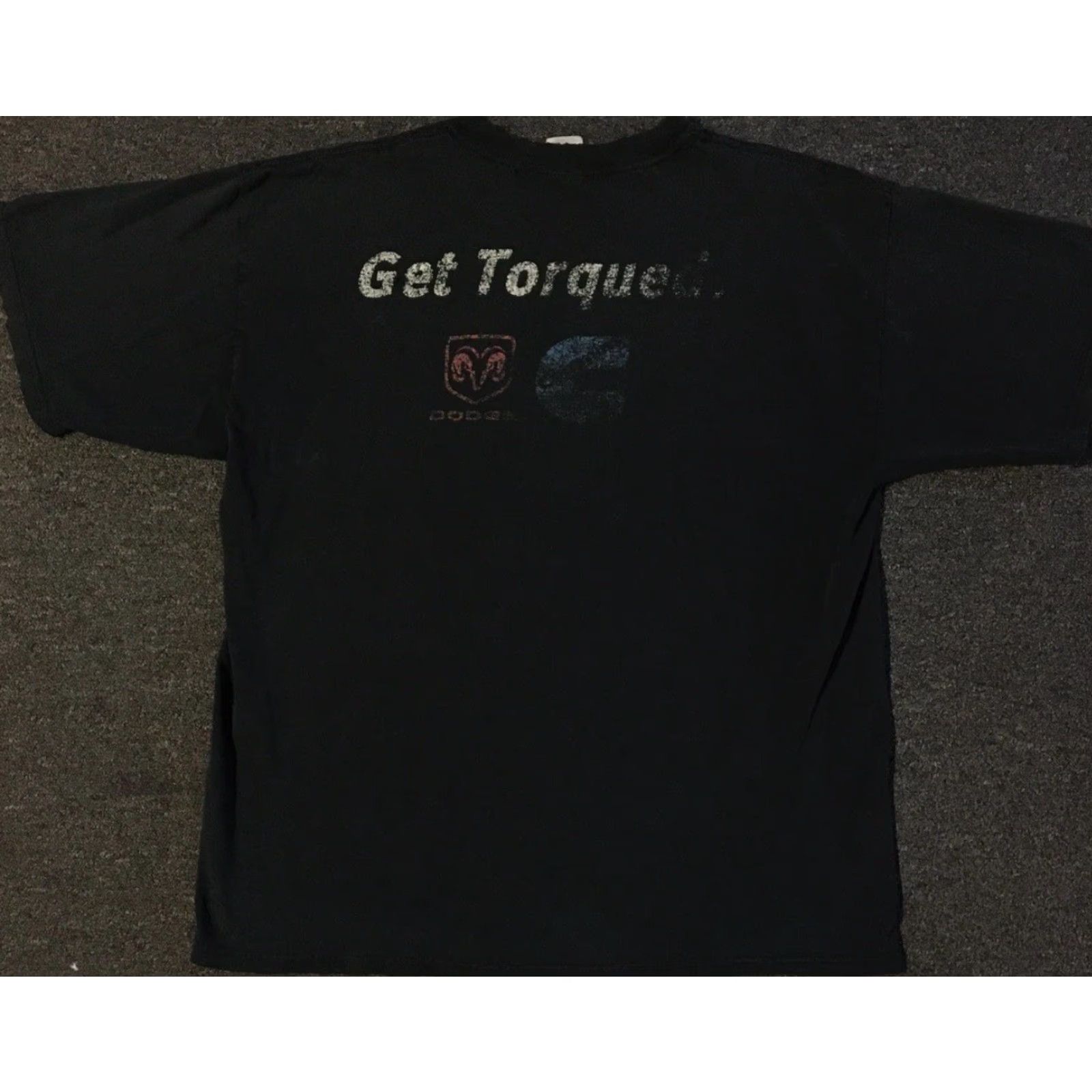 Fox Racing Vtg Dodge Ram Get Torqued Faded Distress Shirt XL Funny Saying Car Grunge 90s Size US XL / EU 56 / 4 - 2 Thumbnail