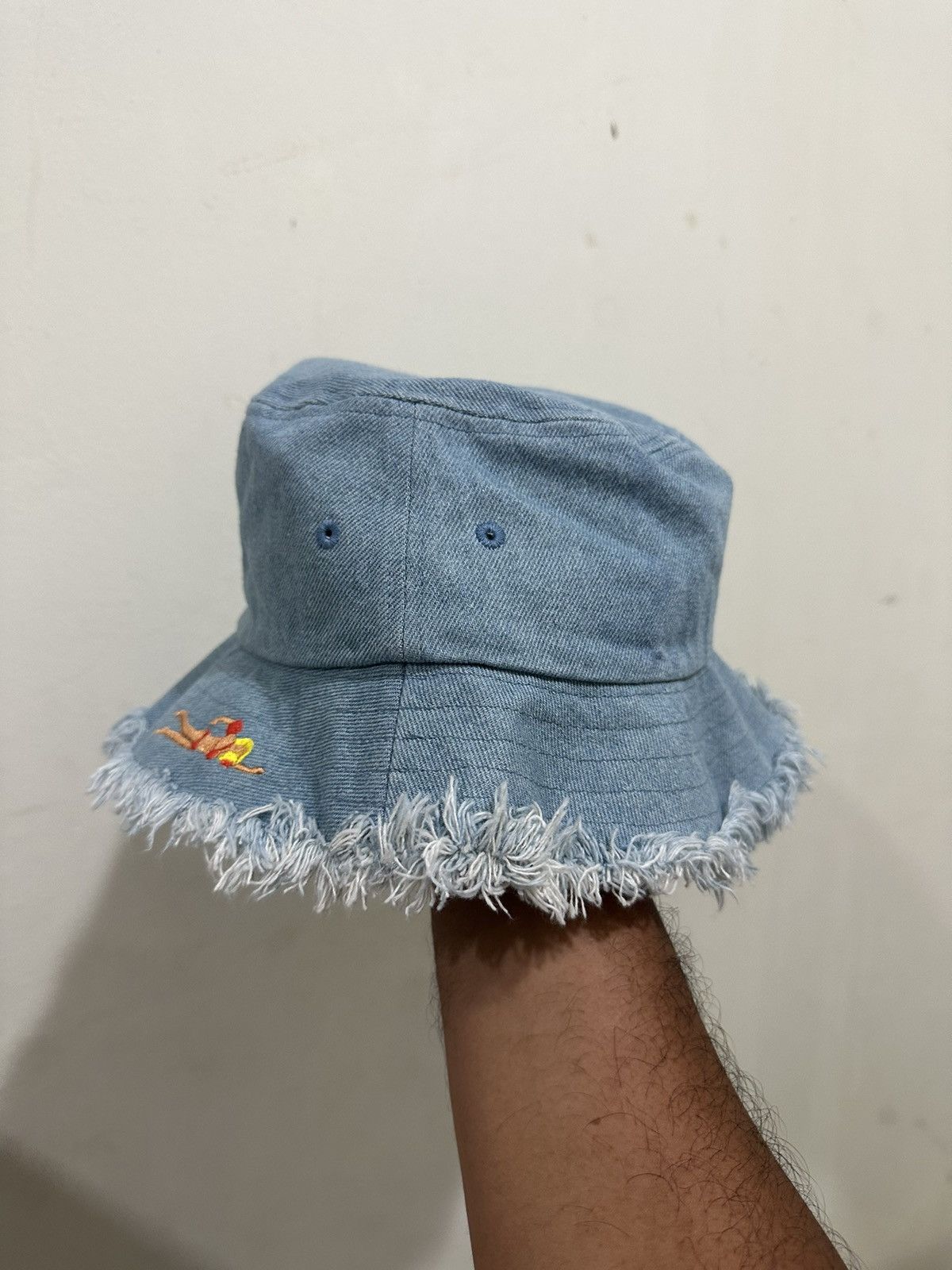 Other Distress JAWS Denim Bucket Hat Size ONE SIZE - 3 Thumbnail