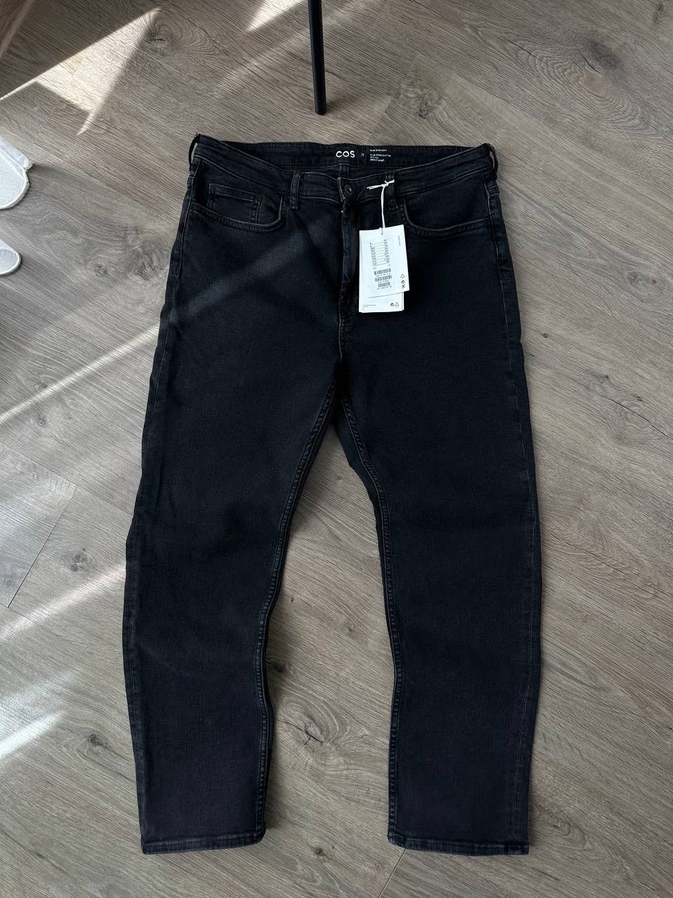 Cos × Vintage Vintage COS Denim Black Straight Slim Pants Size US 32 / EU 48 - 4 Thumbnail