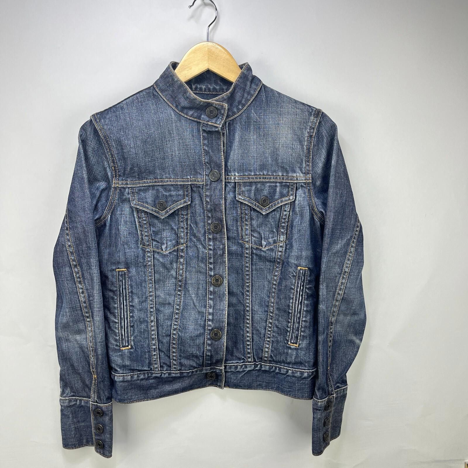 Gap Vintage Y2K Gap Denim Jacket Jean Womens Small Size S / US 4 / IT 40 - 9 Thumbnail