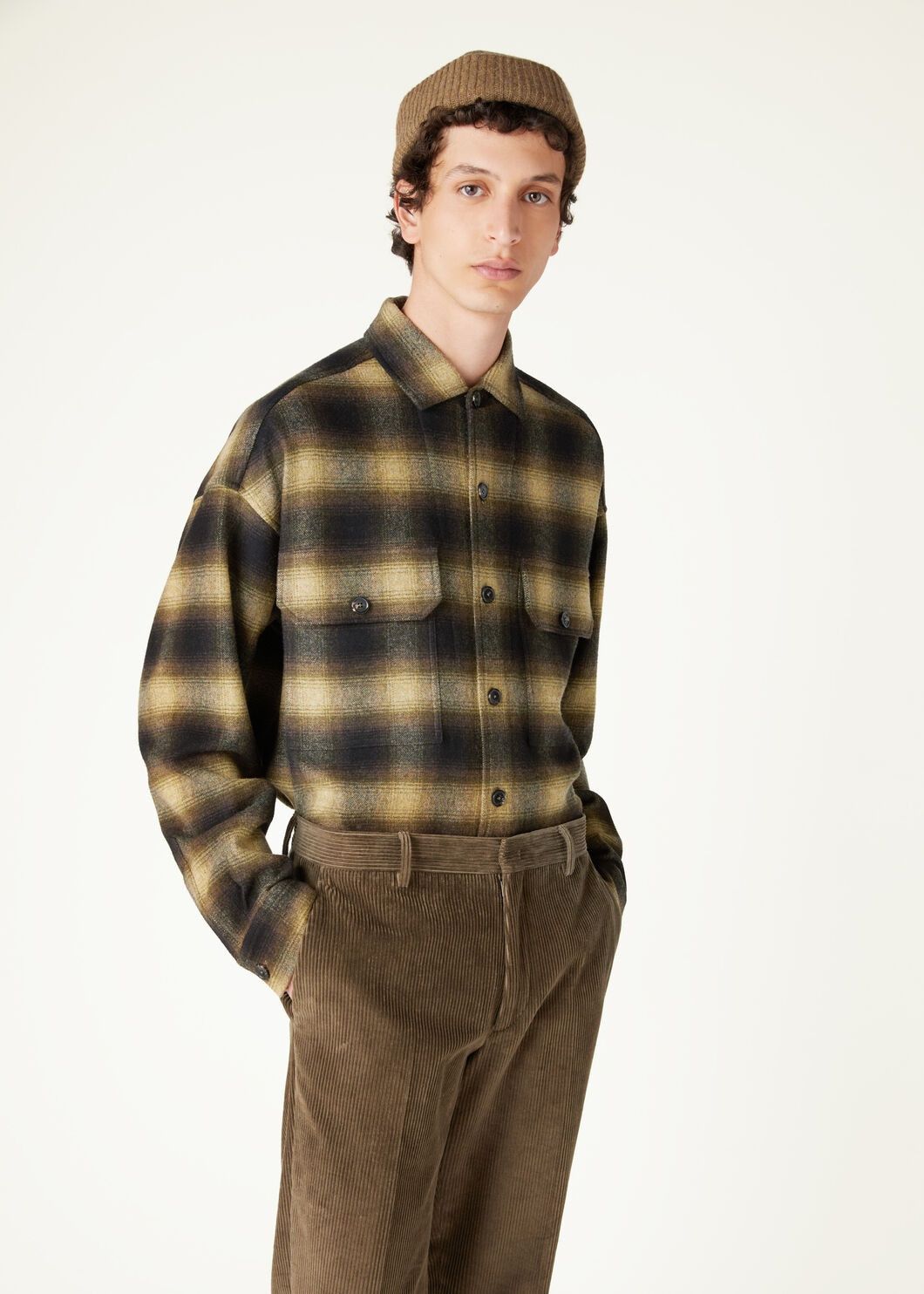 Loro Piana o1w1db10725 FAO7242 Vincenzo Overshirt in Multicolor Size US S / EU 44-46 / 1 - 4 Thumbnail