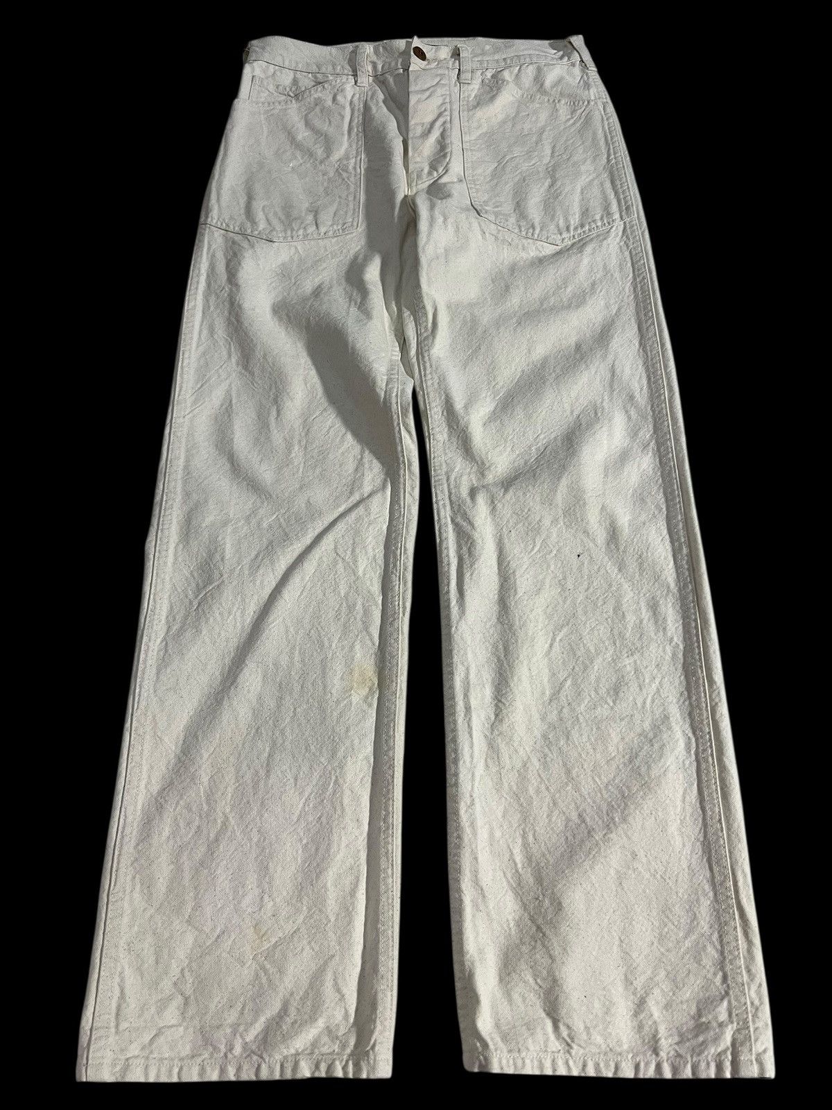 Sugar Cane Vintage Sugar Canes Backle Back Cream Pants Size US 30 / EU 46 - 1 Thumbnail