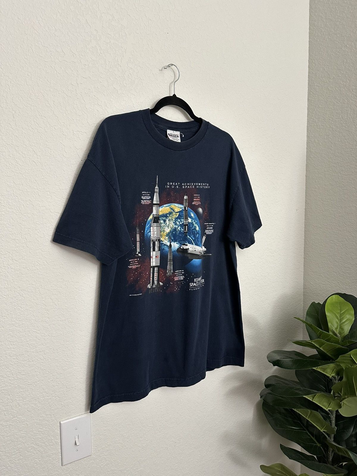 Vintage Vintage Y2K Kennedy Space Center Florida Great Achievement Size US XL / EU 56 / 4 - 1 Thumbnail