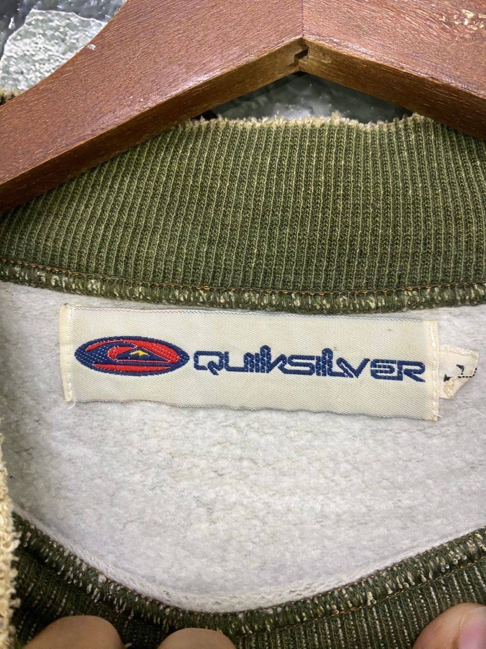 Quicksilver Vintage 90s Quicksilver Distressed Sportwear Sweatshirt Size US L / EU 52-54 / 3 - 10 Thumbnail