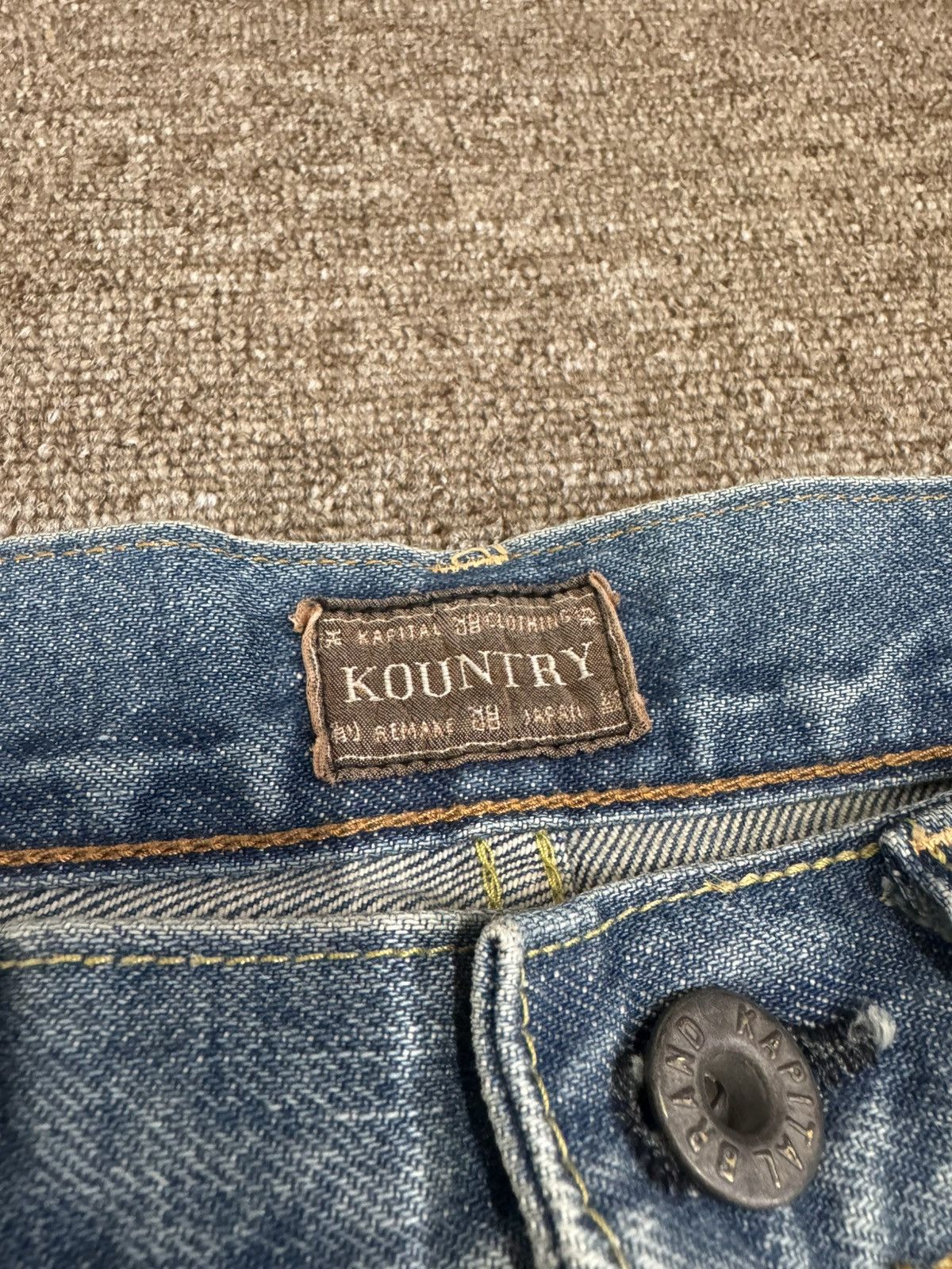 Kapital Kapital Bone Denim Shorts Size US 38 / EU 54 - 3 Thumbnail