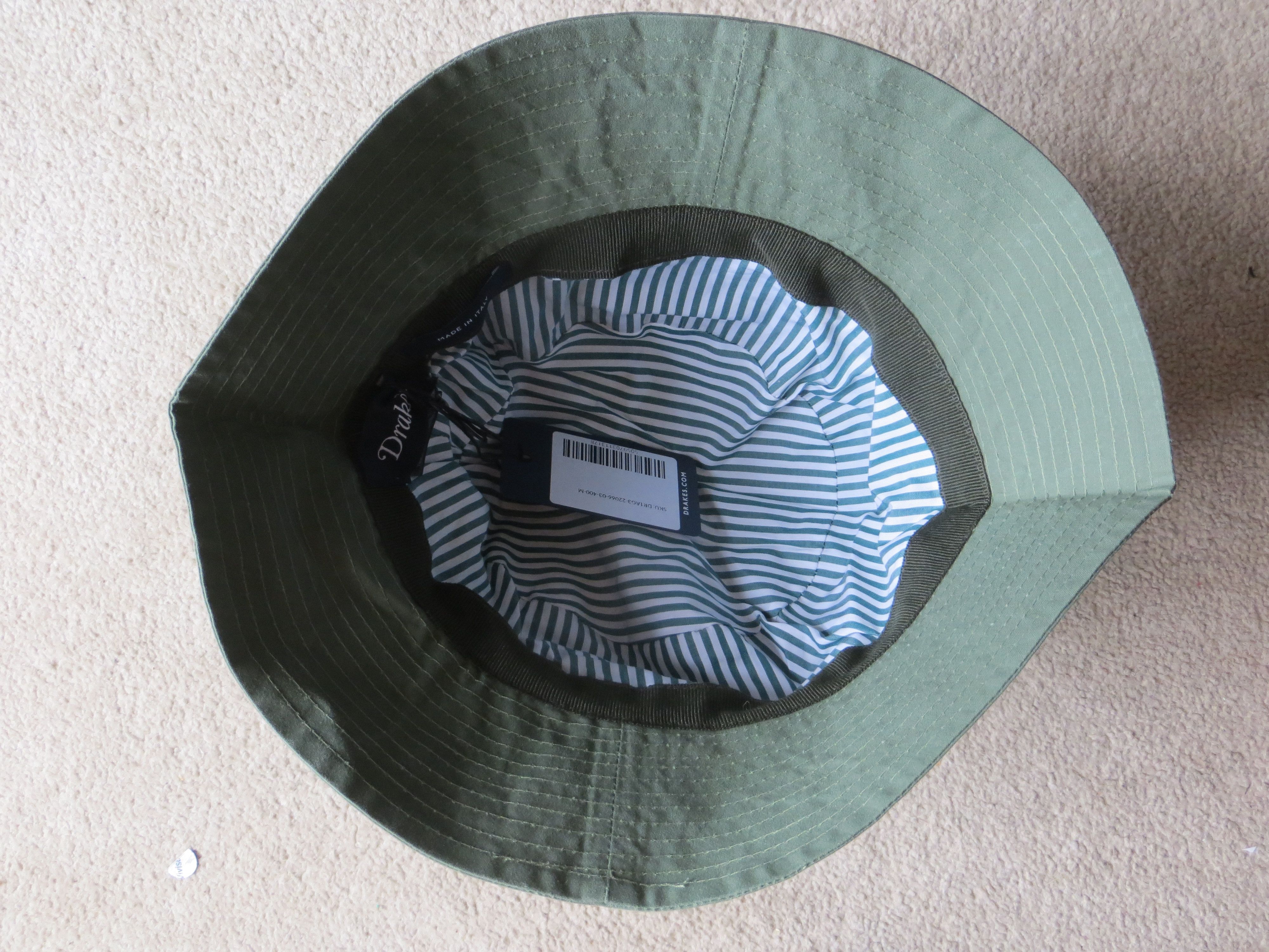 Drake's waxed bucket hat size s Size ONE SIZE - 6 Thumbnail