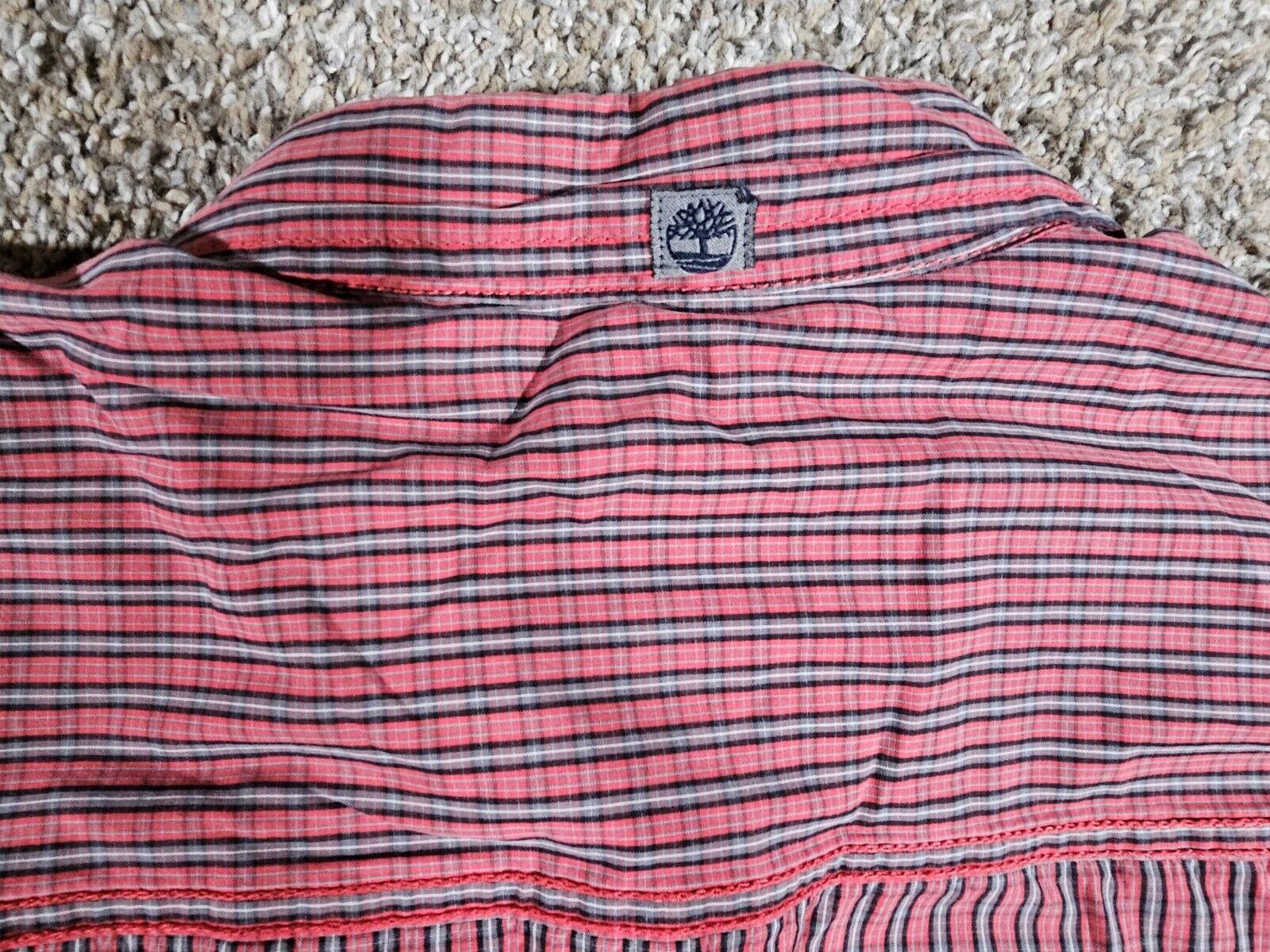Timberland Timberland Shirt Size XXL Red Plaid long Sleeve Button Up Size US XXL / EU 58 / 5 - 10 Thumbnail