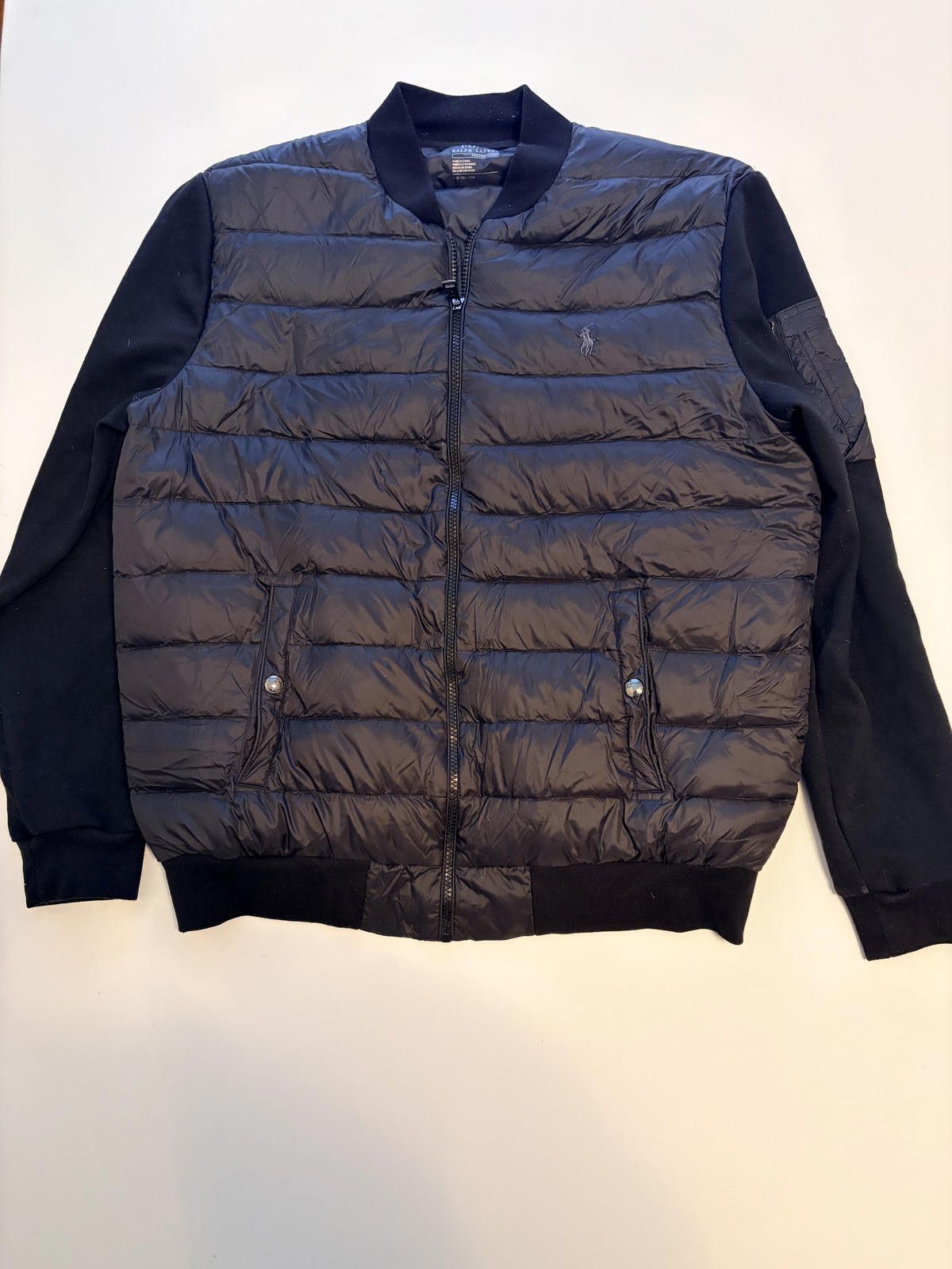 Polo Ralph Lauren Polo Ralph Lauren Hybrid Quilted Down Bomber Jacket (Size L) Size US L / EU 52-54 / 3 - 1 Thumbnail