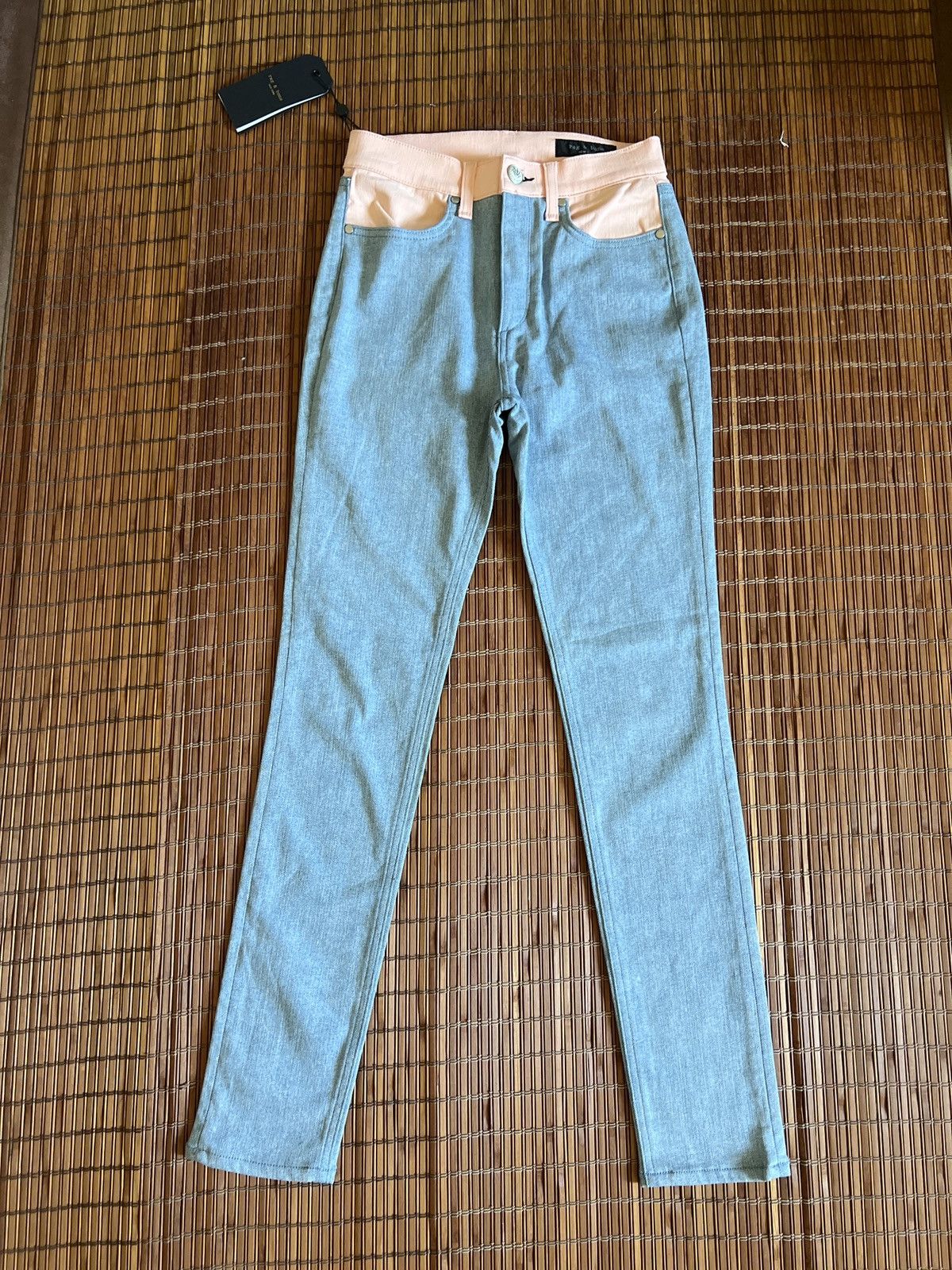 Rag & Bone Rag & Bone Japanese Denim Pink Trim stretch Jeans Size 27" / US 4 / IT 40 - 7 Thumbnail