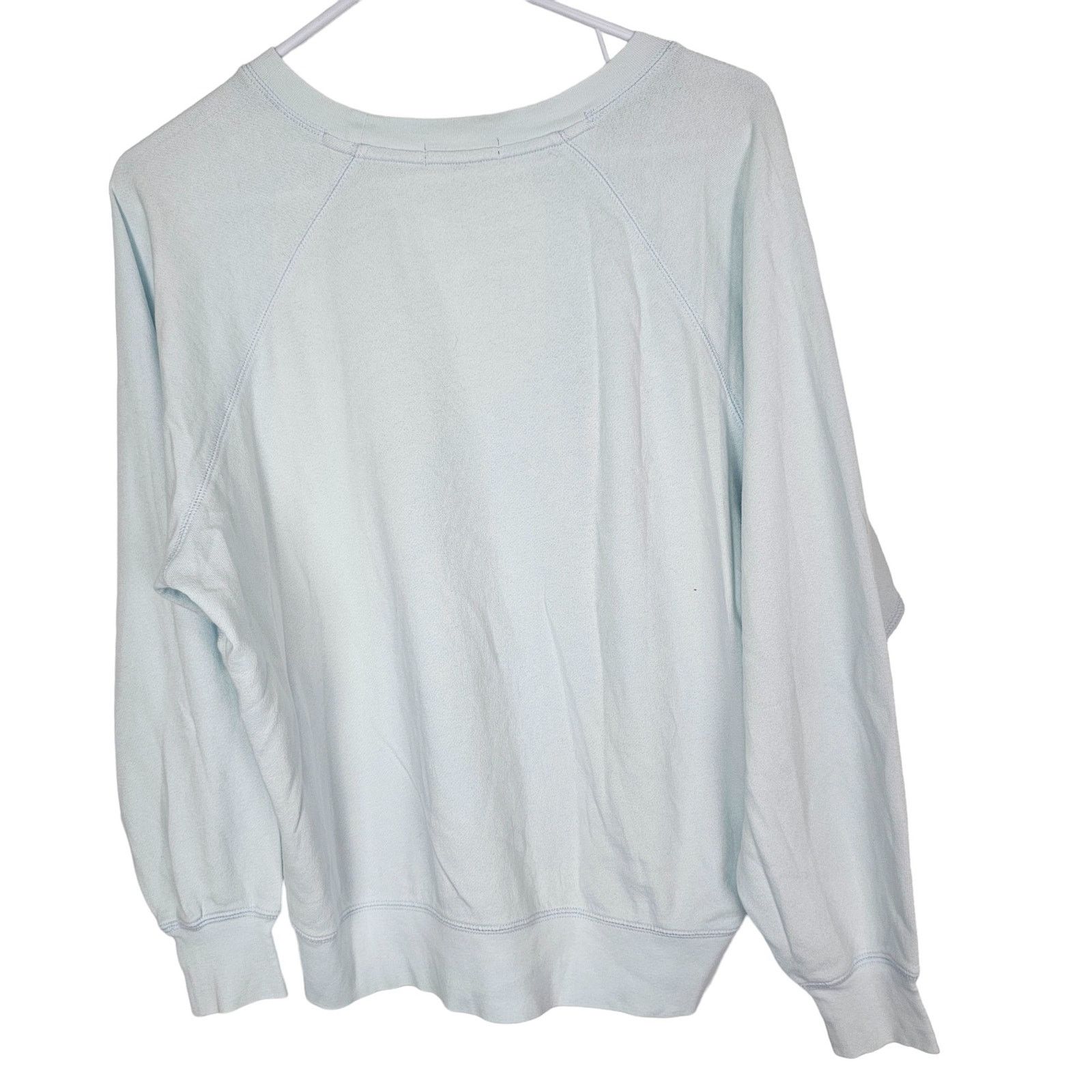J.Crew J. Crew Womens Pullover Sweatshirt Size XS Light Blue Preppy Size XS / US 0-2 / IT 36-38 - 8 Thumbnail