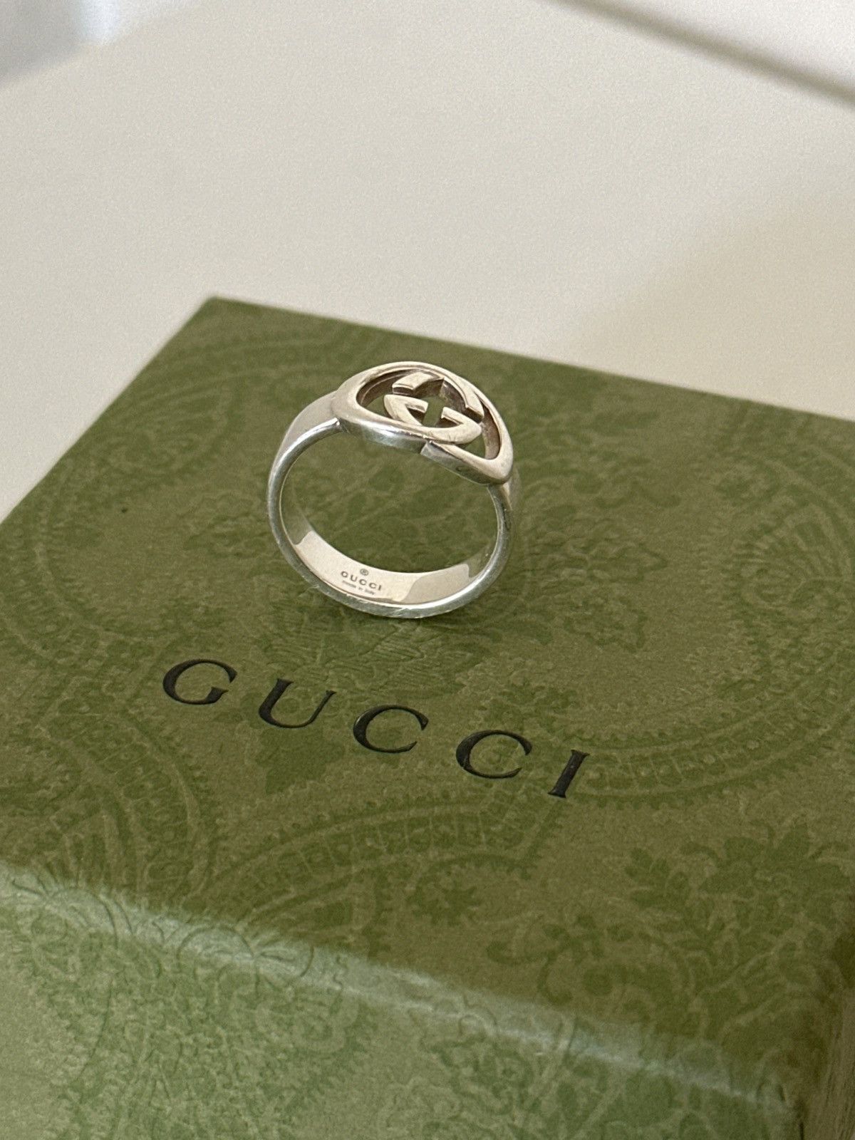 Vintage Gucci Logo Ring