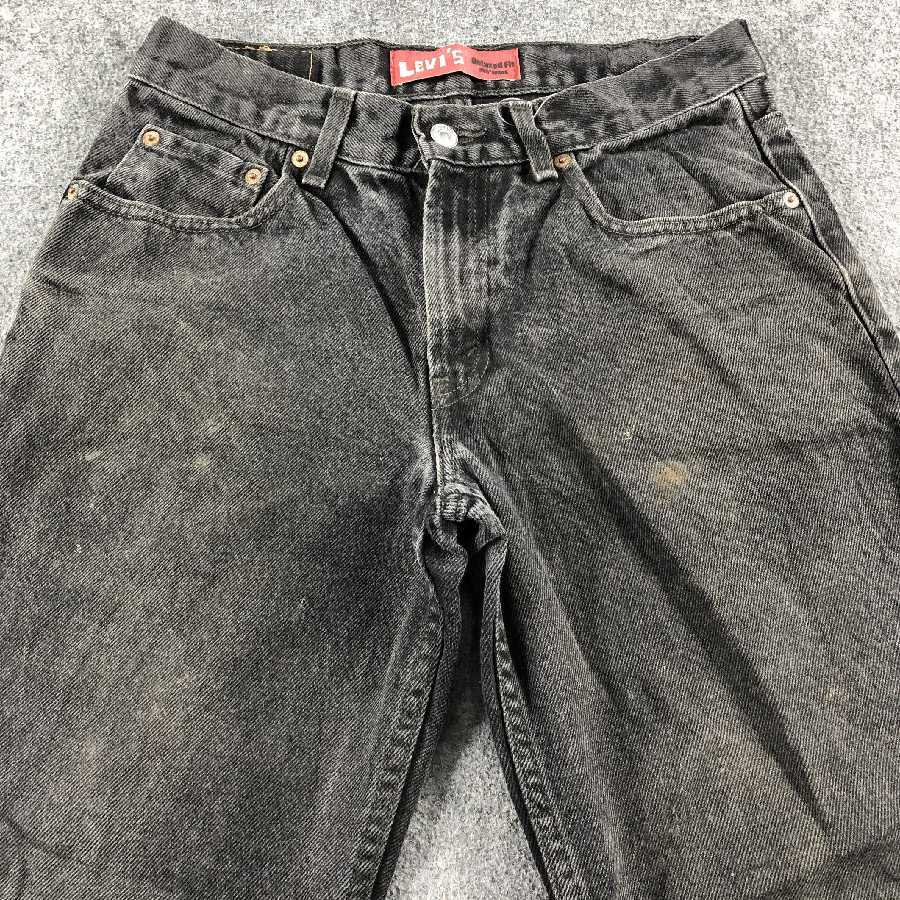 Levi's Vintage Faded Black Levis 550 Jeans-J2444 Size US 30 / EU 46 - 3 Thumbnail