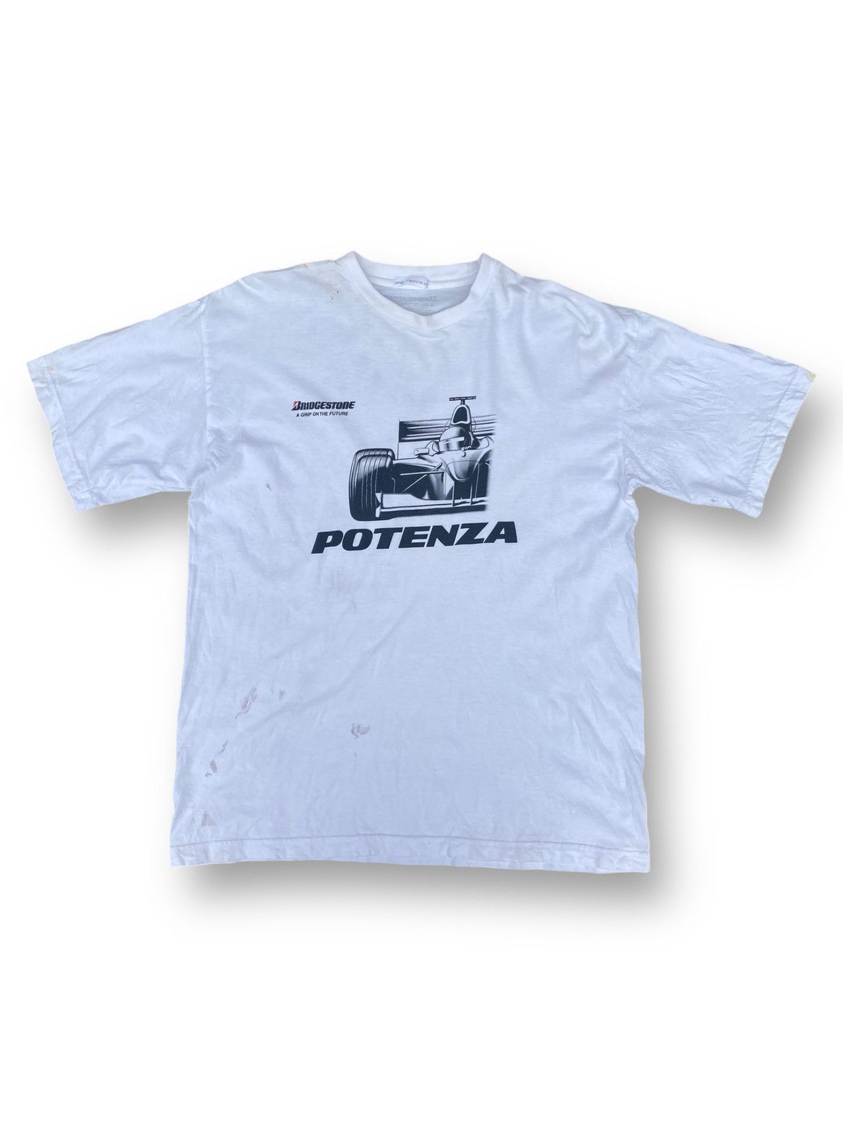 Sports Specialties × Vintage Bridgestone Potenza Formula One Vintage Shirt. #C4 Size US L / EU 52-54 / 3 - 1 Thumbnail