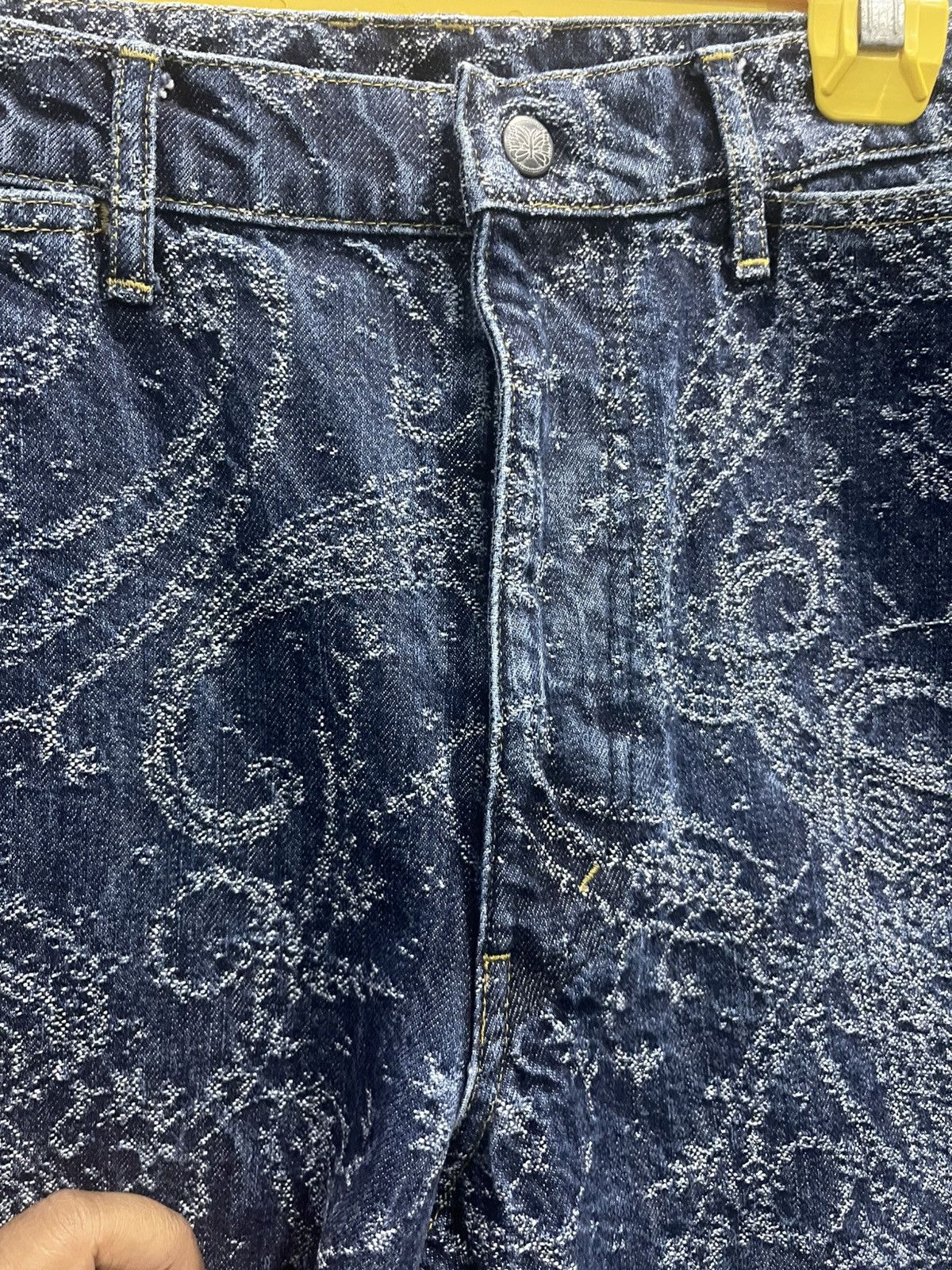 Needles Needles Paisly Denim Pant Size US 33 - 10 Thumbnail