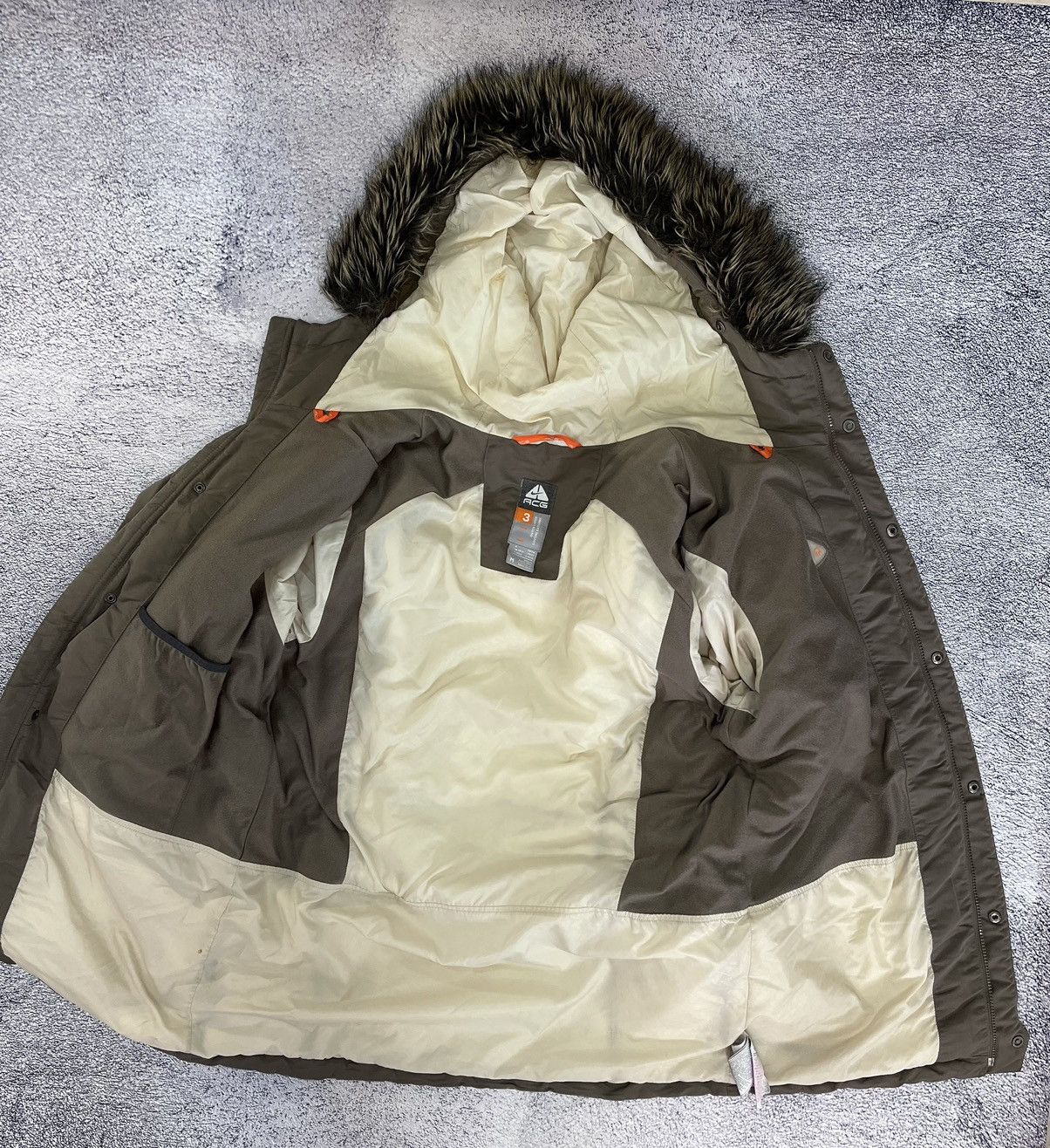 Nike × Nike ACG × Vintage Nike Acg Mens Jacket Parka Winter Vintage Winter Beige SizeM Size US M / EU 48-50 / 2 - 2 Thumbnail