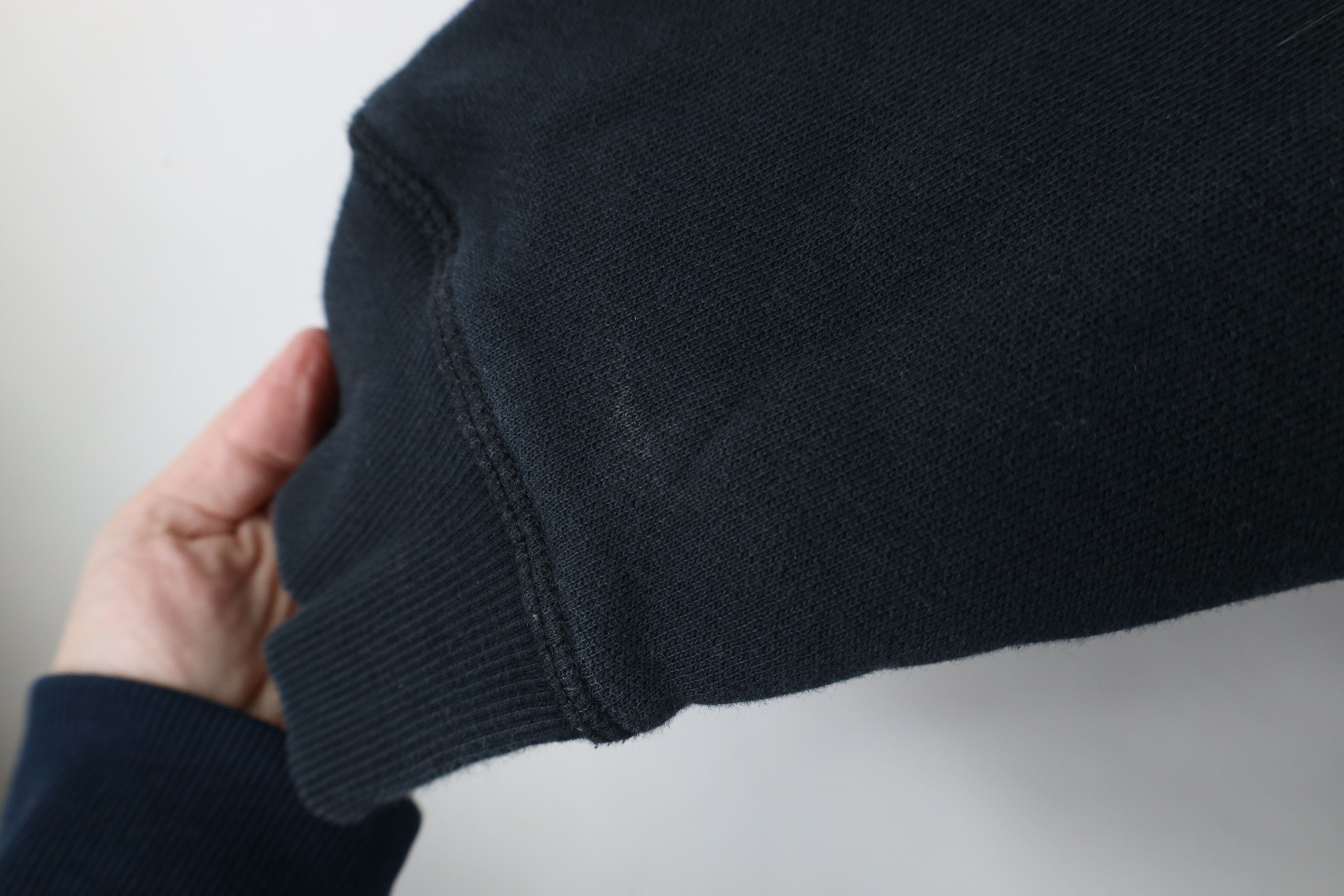 New Balance × Vintage Vintage Y2K New Balance Felt Logo Hoodie Sweatshirt Black Size L / US 10 / IT 46 - 4 Thumbnail