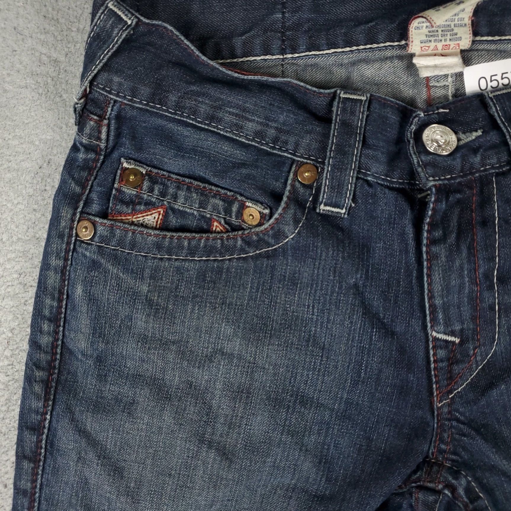 True Religion True Religion Shorts Mens 30 Blue Denim Bermuda Shorts Size US 30 / EU 46 - 2 Thumbnail
