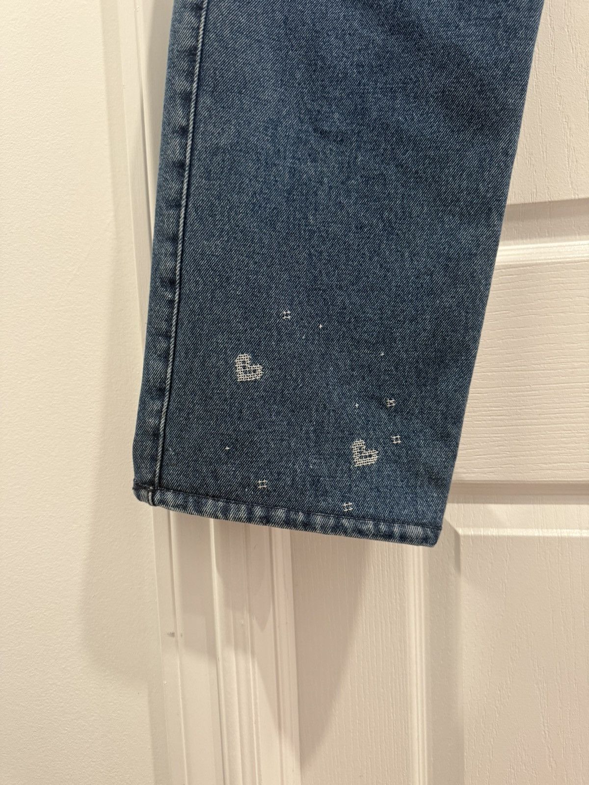 Carne Bollente 32” Cupid Denim with Hearts Size US 32 / EU 48 - 4 Thumbnail