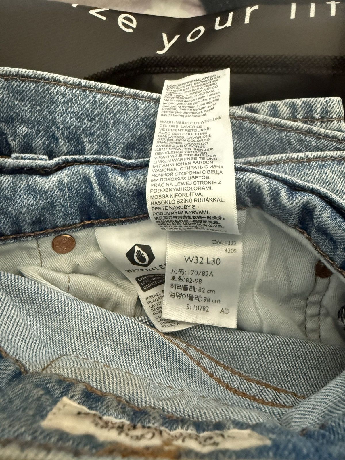 Levi's × Vintage Levi’s Vintage Lot 512 Taper Big E Jeans 32 x 30 Size US 32 / EU 48 - 4 Thumbnail