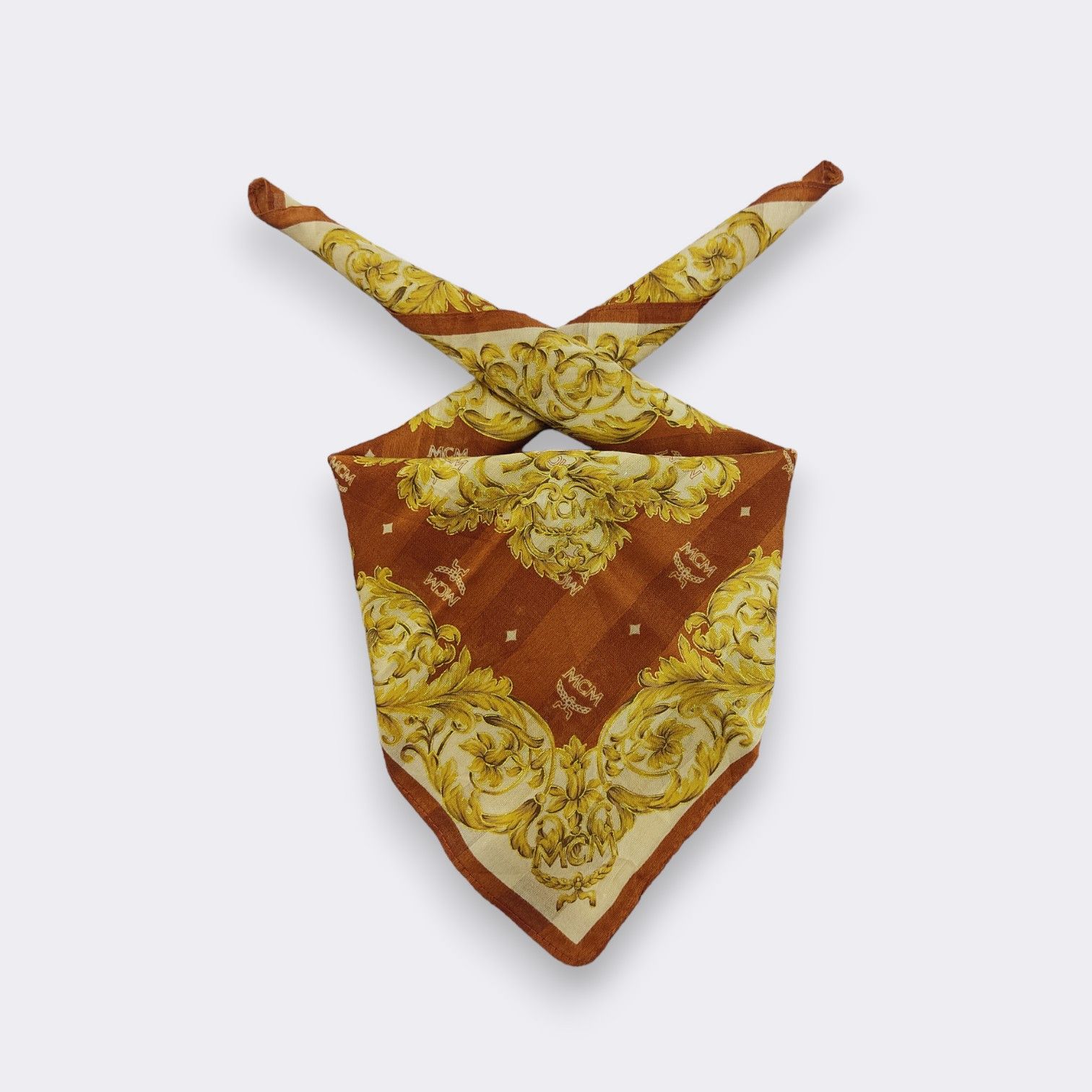 MCM × Vintage Vintage MCM Handkerchief Neckerchief Bandana H048B Size ONE SIZE - 1 Thumbnail