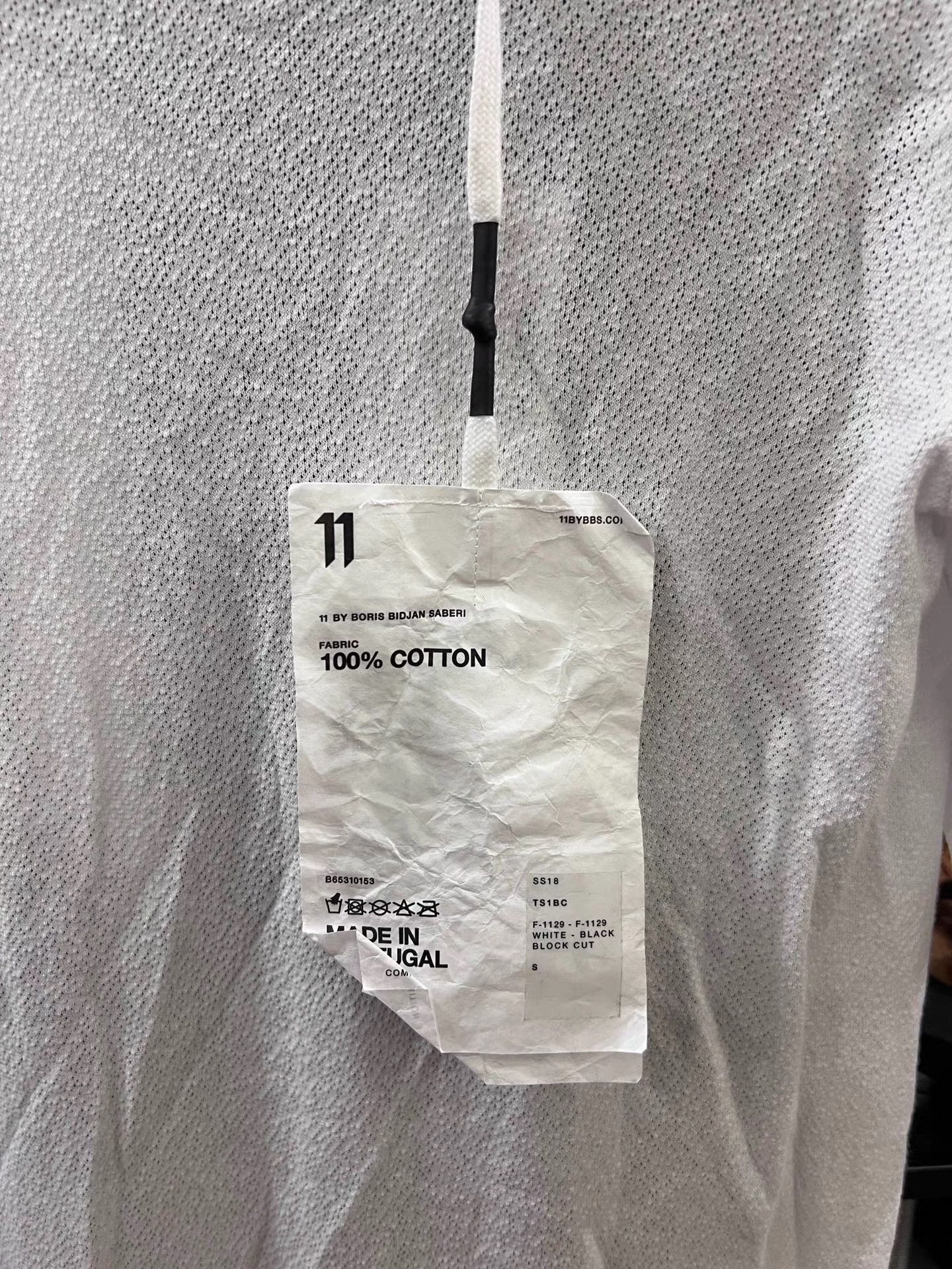 11 By Boris Bidjan Saberi 11by BBS Sheer Insert Basic T-Shirt K35 Size US S / EU 44-46 / 1 - 5 Thumbnail